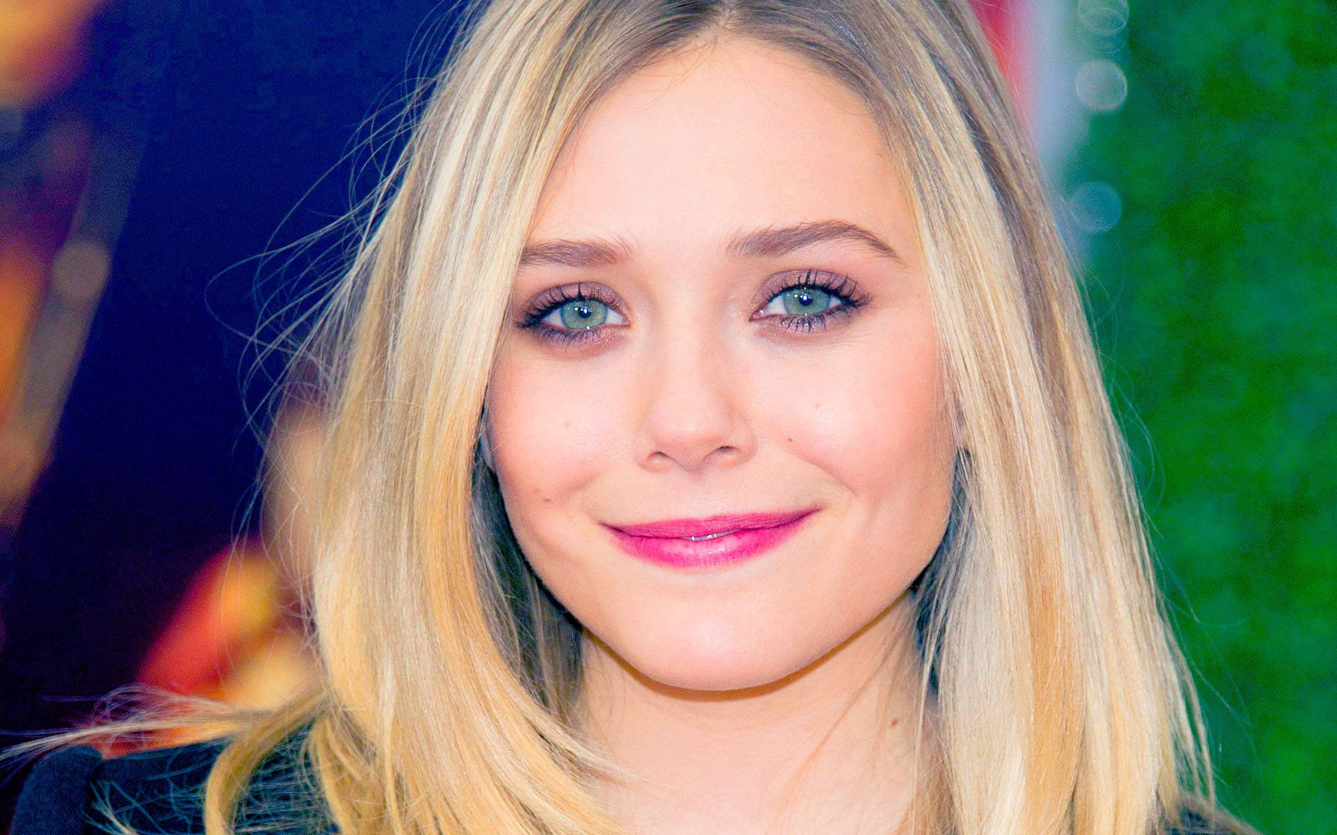 Elizabeth Olsen, blonde, blue eyes, Full HD Desktop Wallpaper