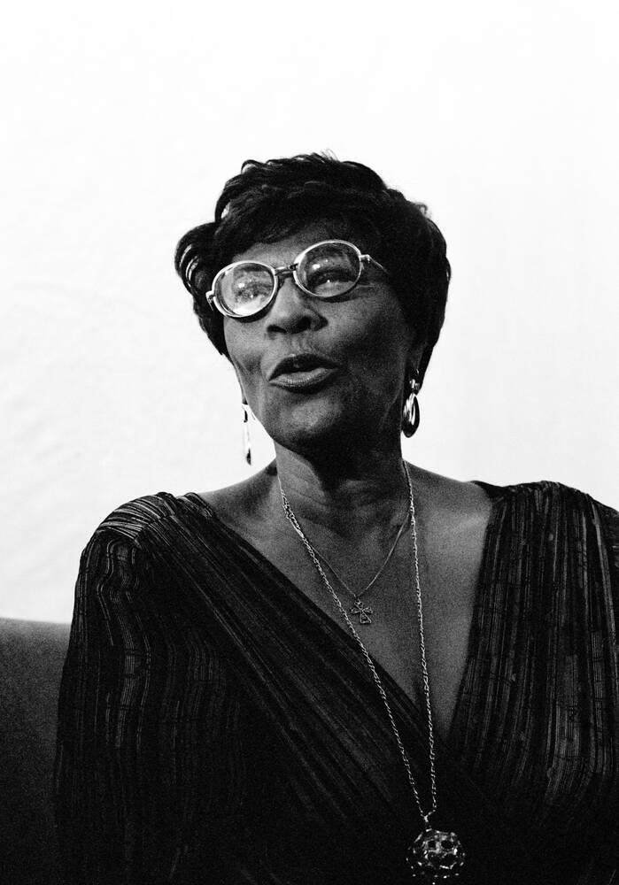 Ella Fitzgerald, white background, black and white portrait, SD Phone Wallpaper
