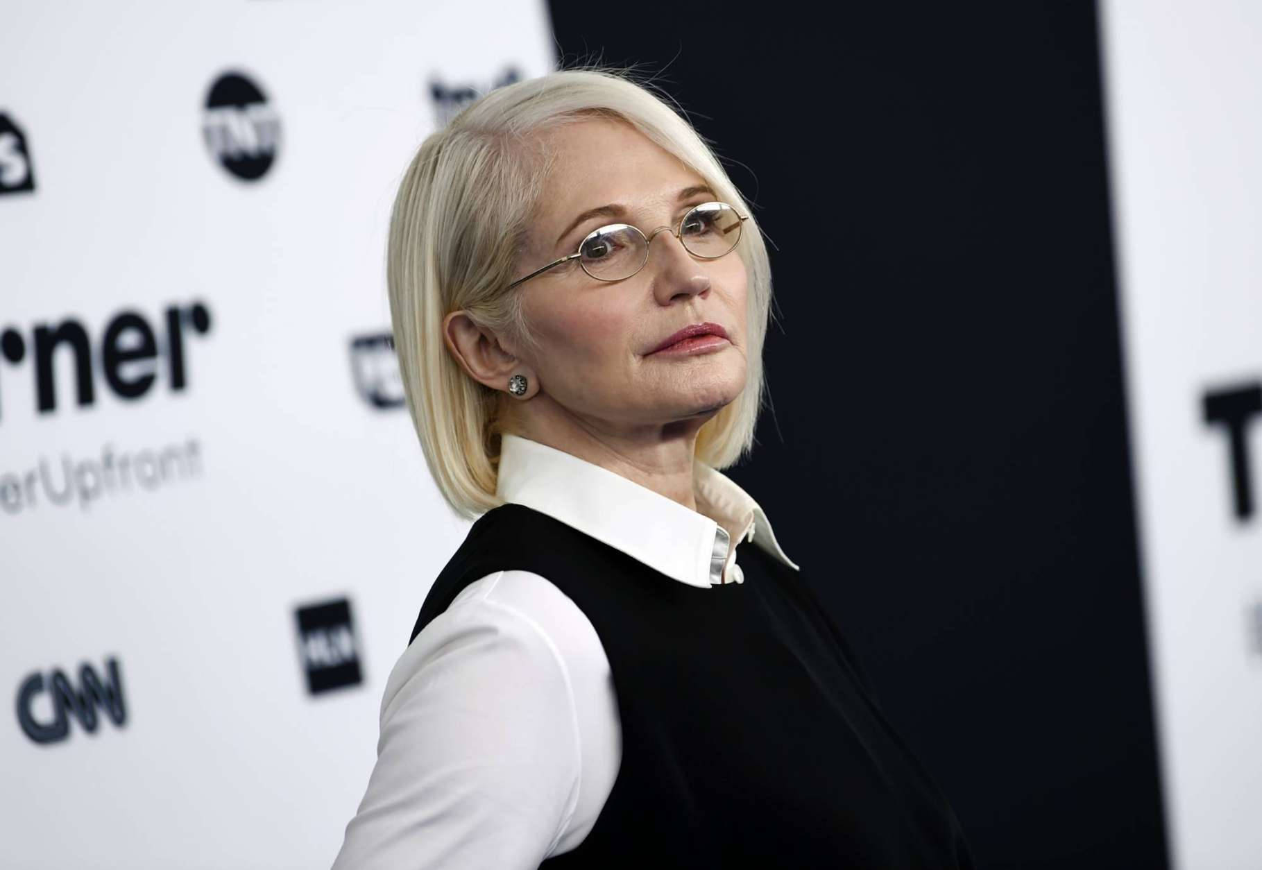 Ellen Barkin, short blonde hair, glasses, HD Desktop Wallpaper