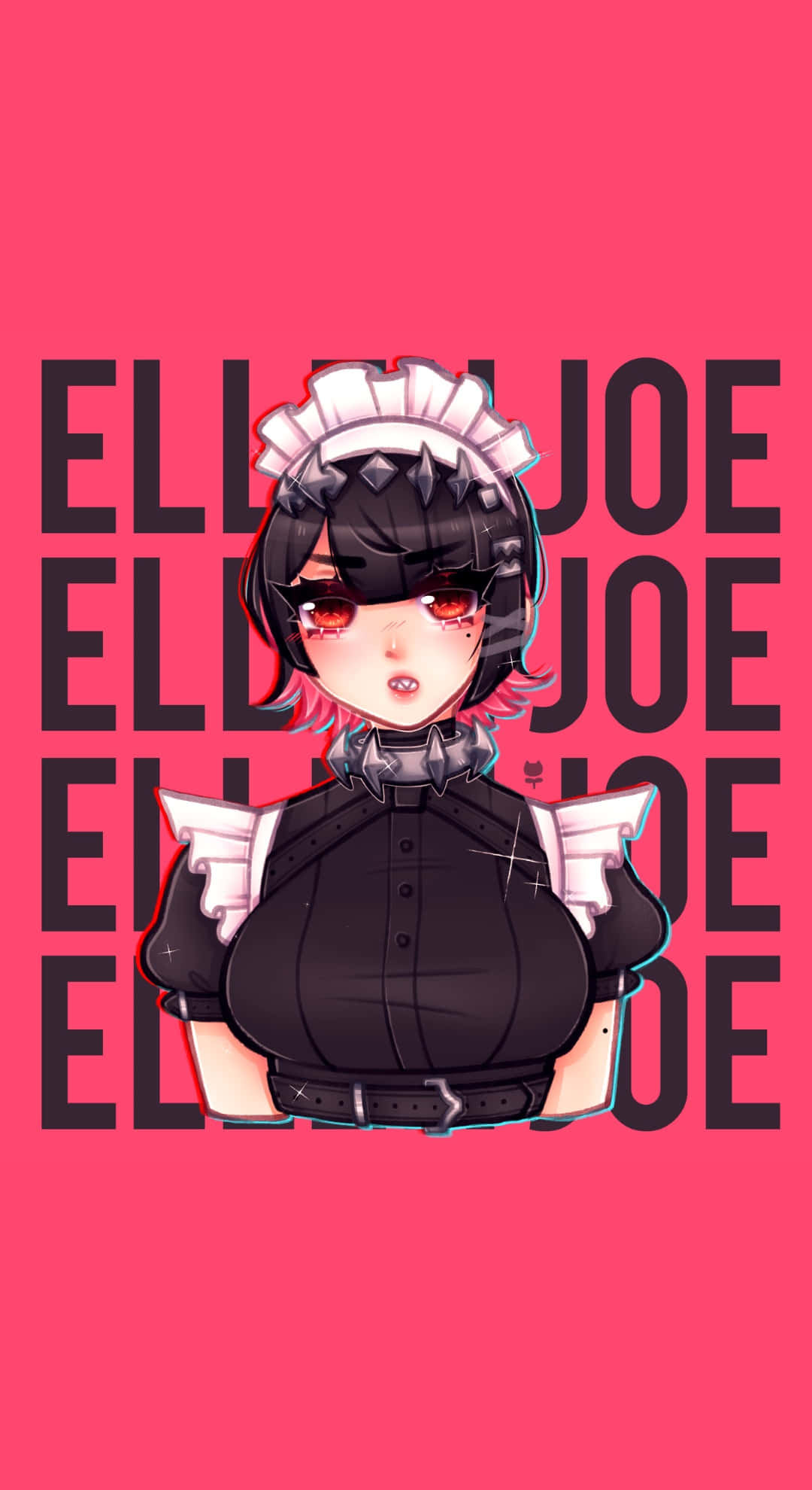 Ellen Joe, anime maid character, black maid outfit, Full HD Phone Wallpaper