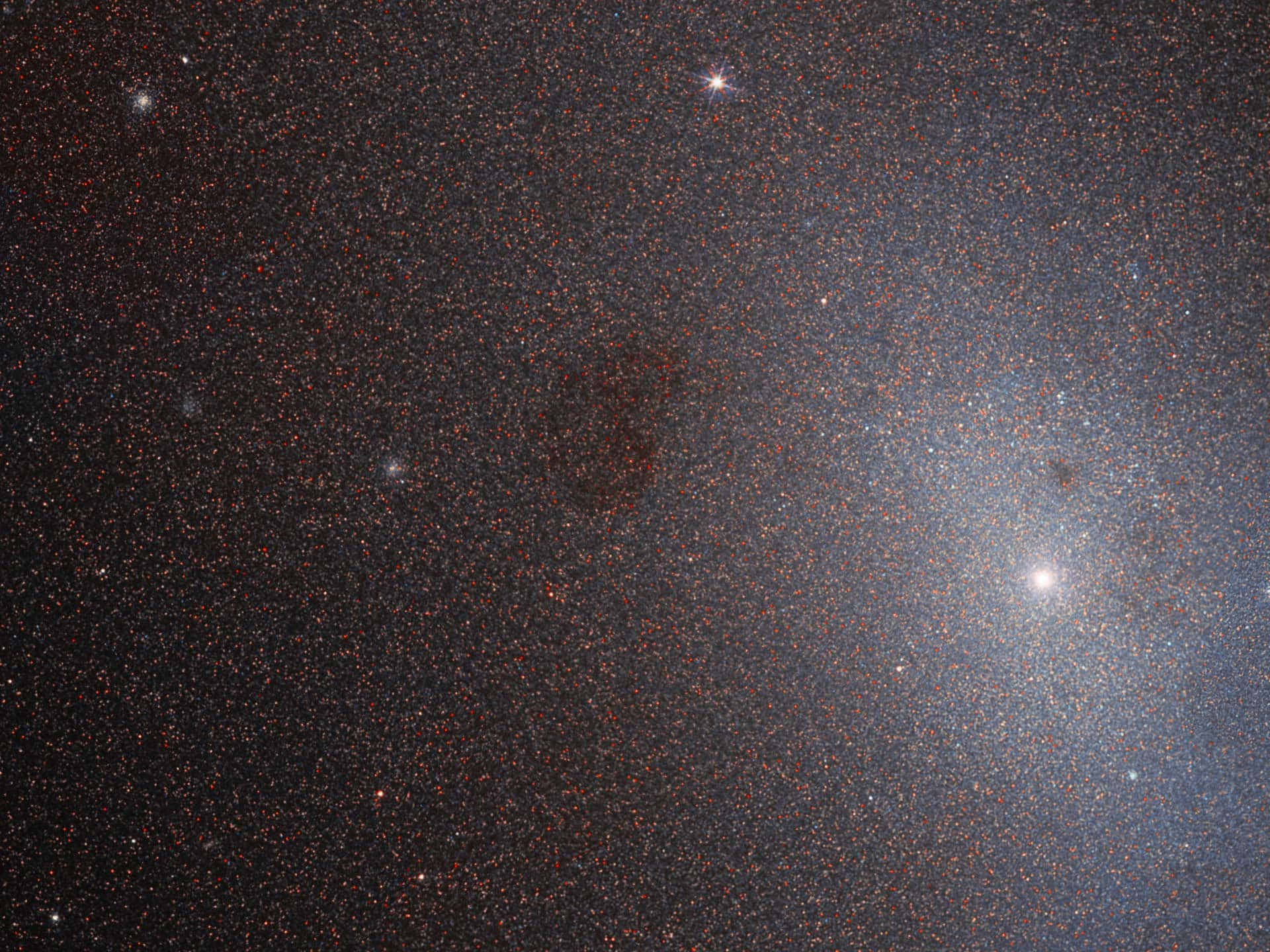 Elliptical Galaxy, deep space, countless stars, Full HD Desktop Wallpaper
