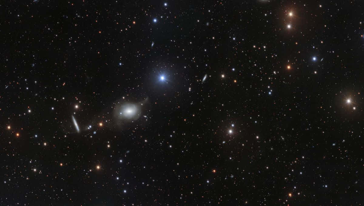 Elliptical Galaxy, deep space, countless stars, SD Desktop Wallpaper