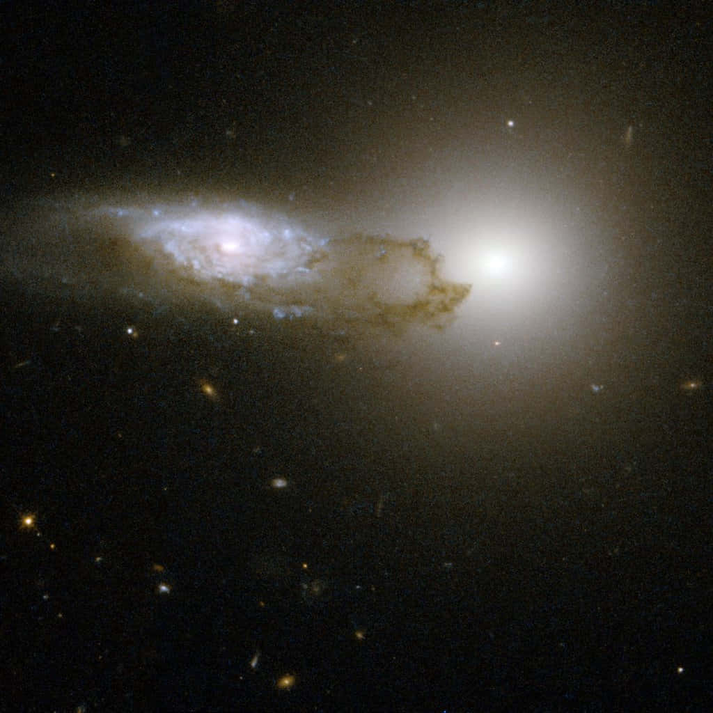 Elliptical Galaxy, starfield, deep space, SD Desktop Wallpaper
