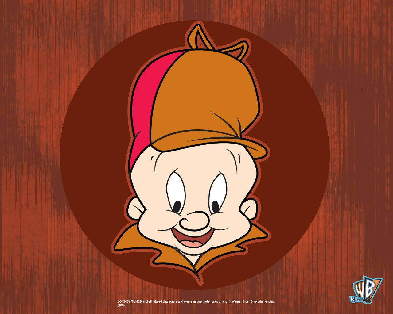 Elmer Fudd, maroon head, red and brown cap, HD Desktop Wallpaper