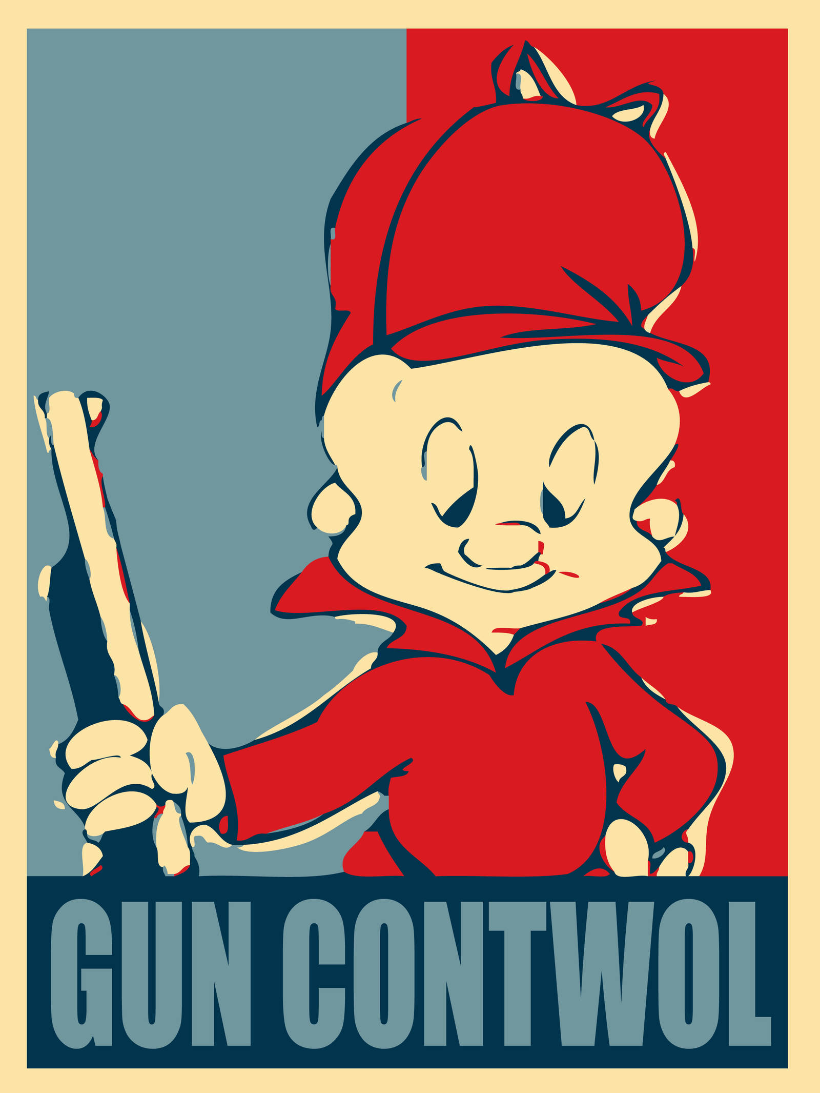 Elmer Fudd, red cap, hoodie, Full HD Phone Wallpaper