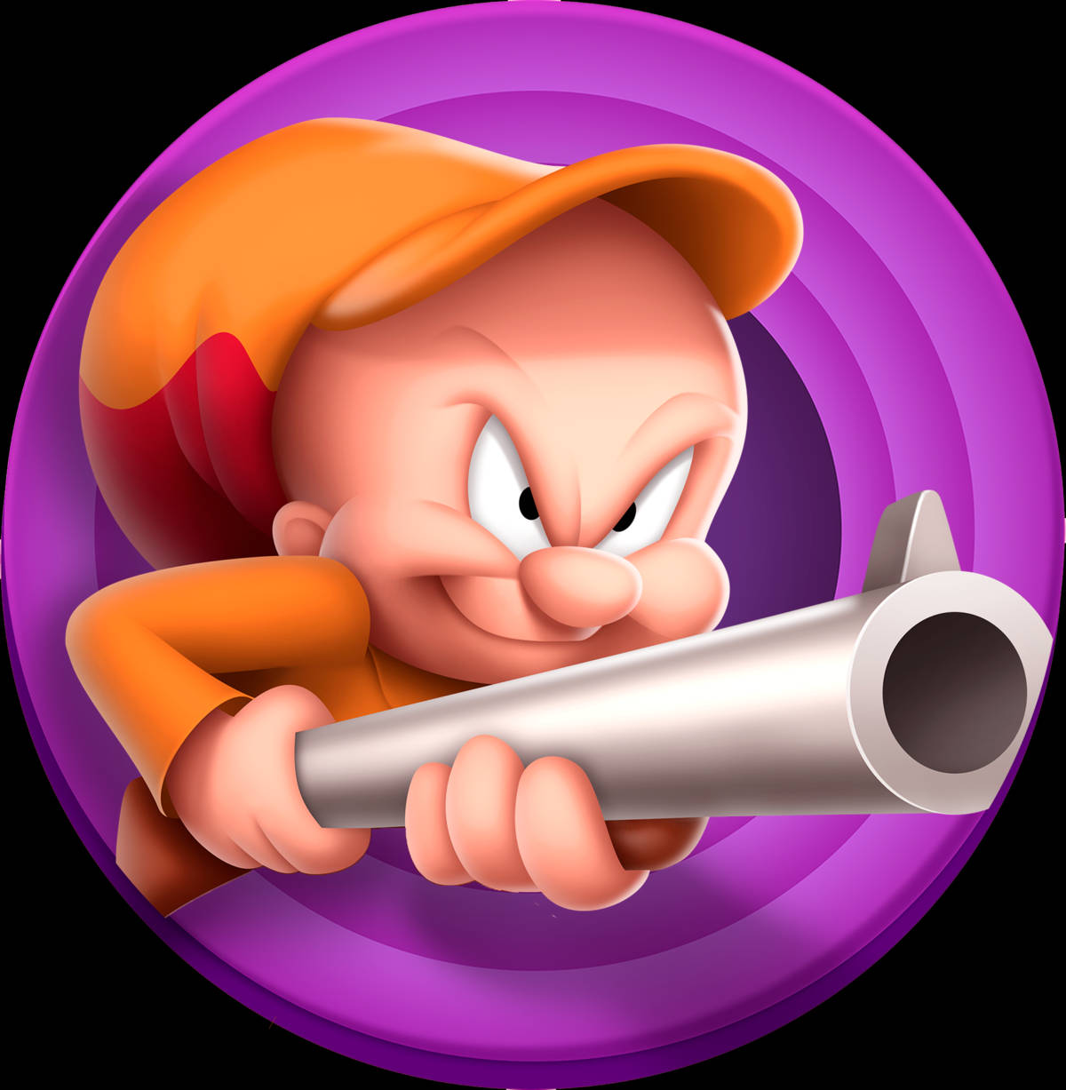 Elmer Fudd, orange cap, orange shirt, SD Phone Wallpaper