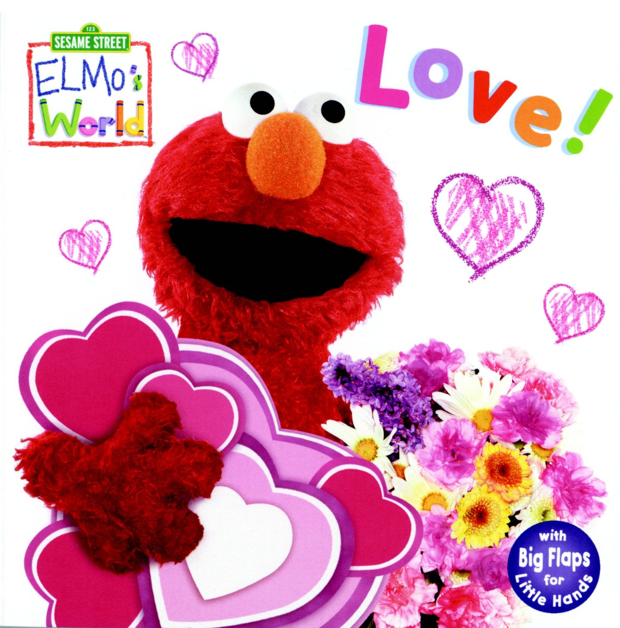 Elmo, Love!, hearts, Full HD Phone Wallpaper