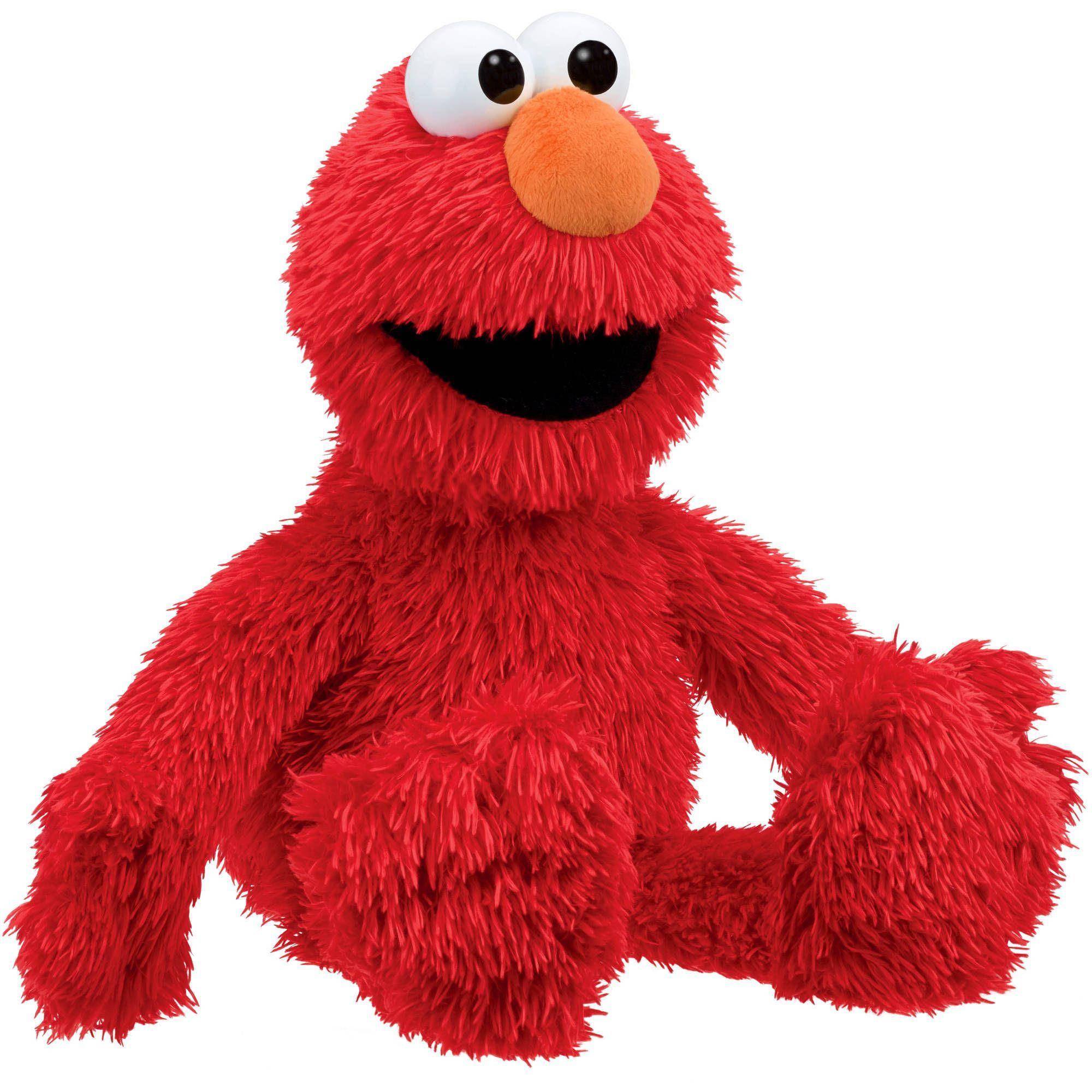 Elmo, red, fluffy, Full HD Desktop Wallpaper
