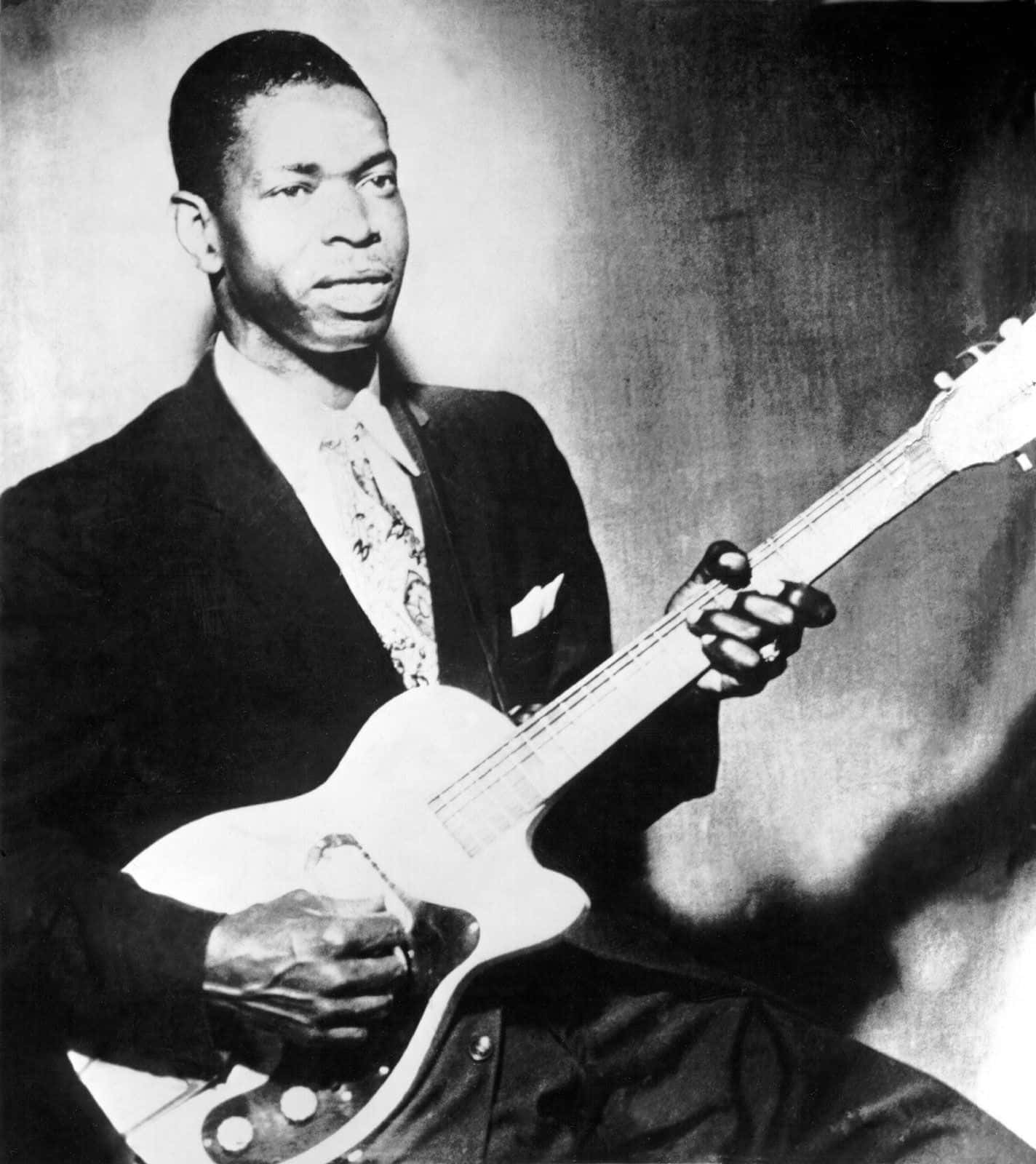 Elmore James, monochrome, suit, HD Phone Wallpaper