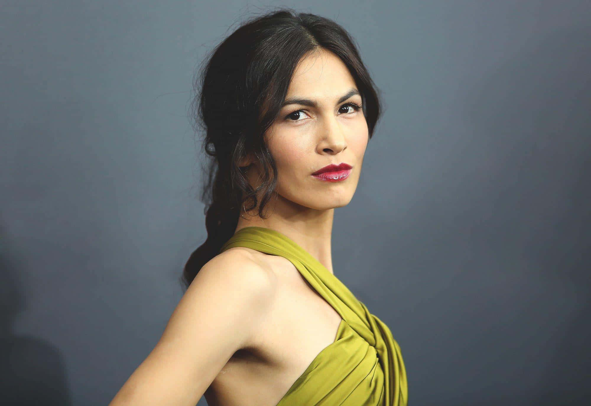 Elodie Yung, dark hair, bold red lips, Full HD Desktop Wallpaper