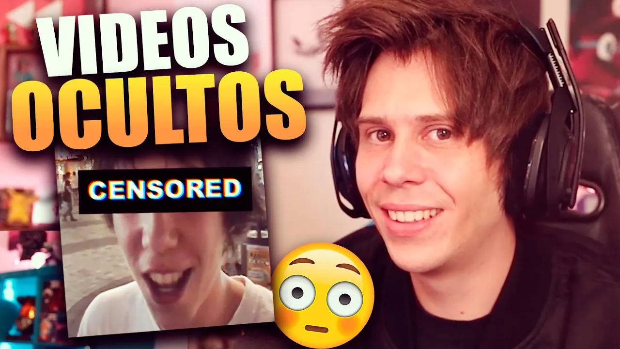 ElrubiusOMG, censored video thumbnail, VIDEOS OCULTOS, HD Desktop Wallpaper