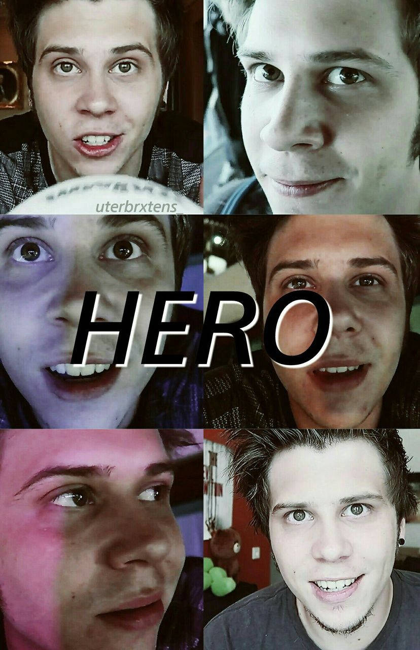 ElrubiusOMG, young man, close-up shots, HD Phone Wallpaper