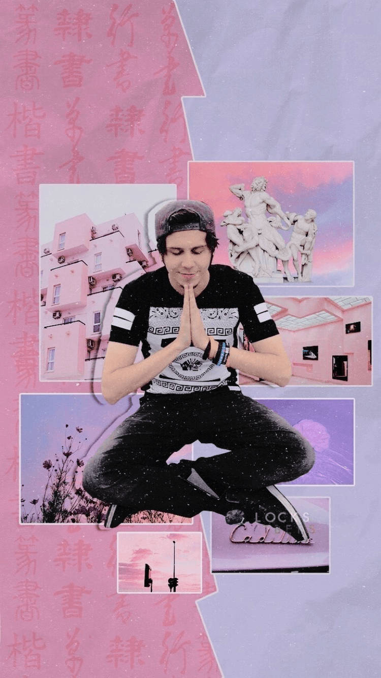 ElrubiusOMG, girly aesthetic, pink buildings, HD Phone Wallpaper