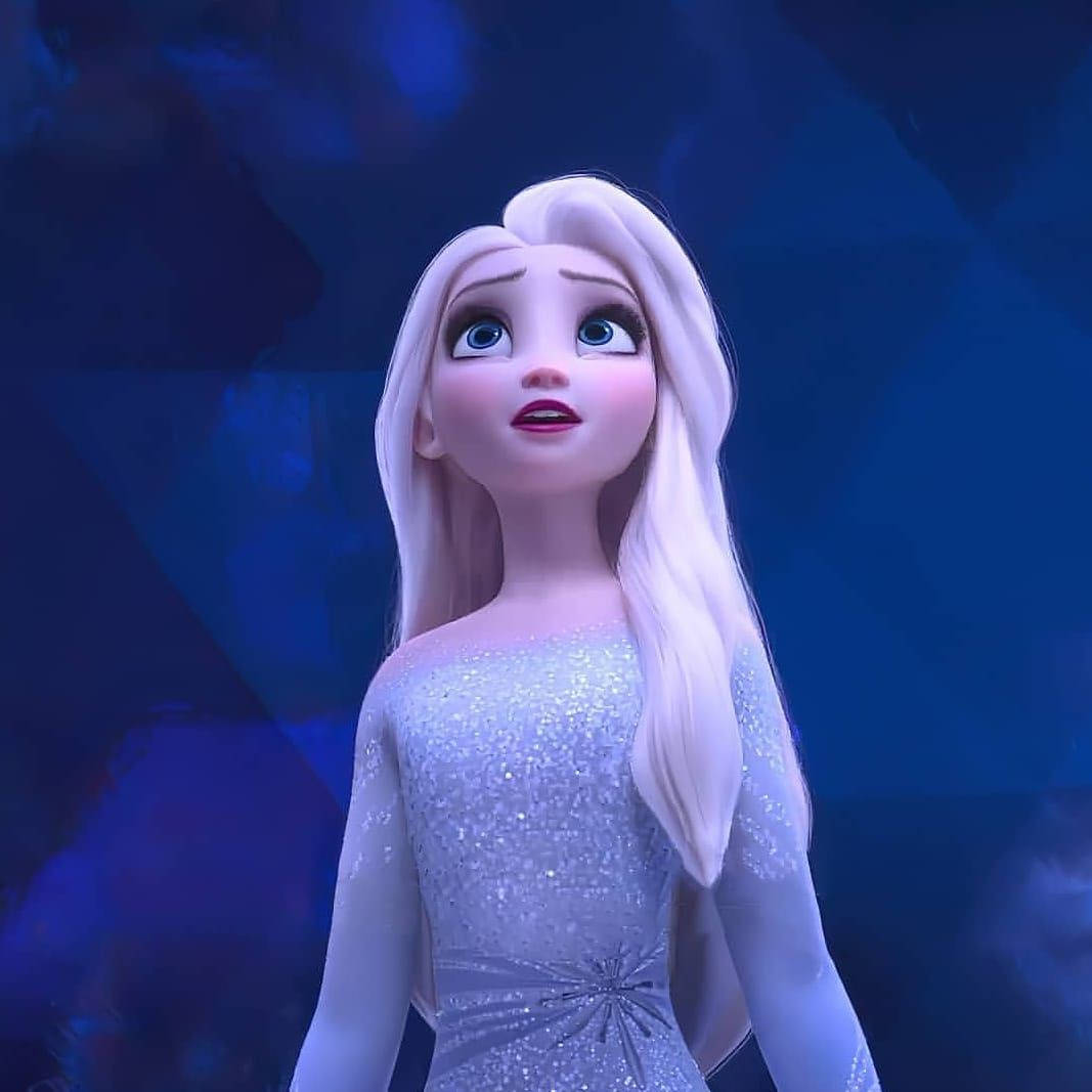 Elsa, Frozen 2, shimmering silver gown, SD Desktop Wallpaper