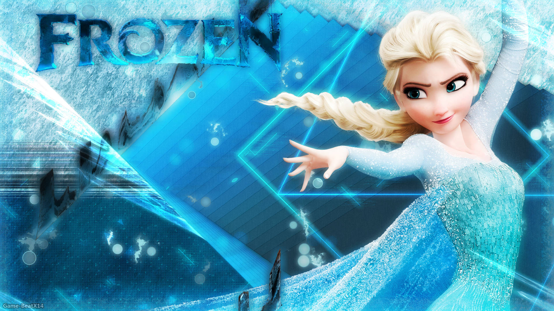 Elsa, Frozen, ice magic, Full HD Desktop Wallpaper