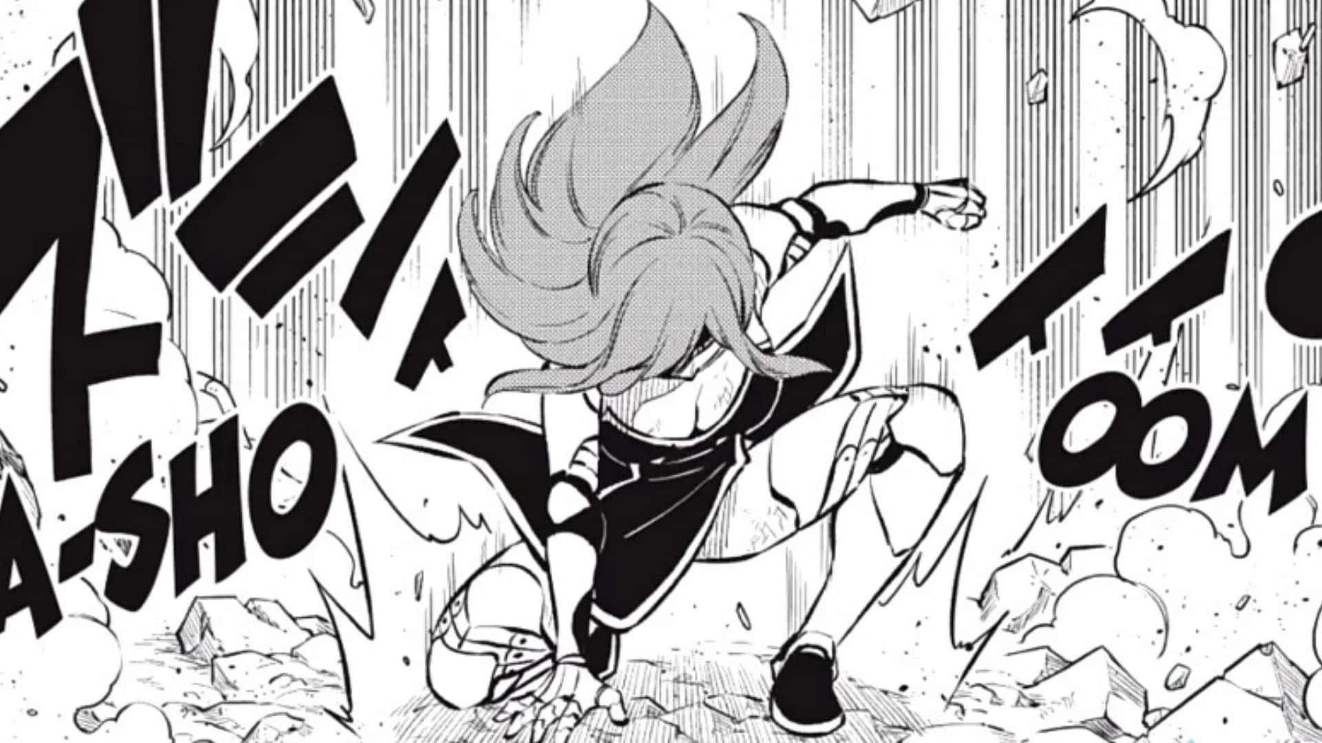 Elsie Crimson, dynamic entrance, manga panel, Full HD Desktop Wallpaper