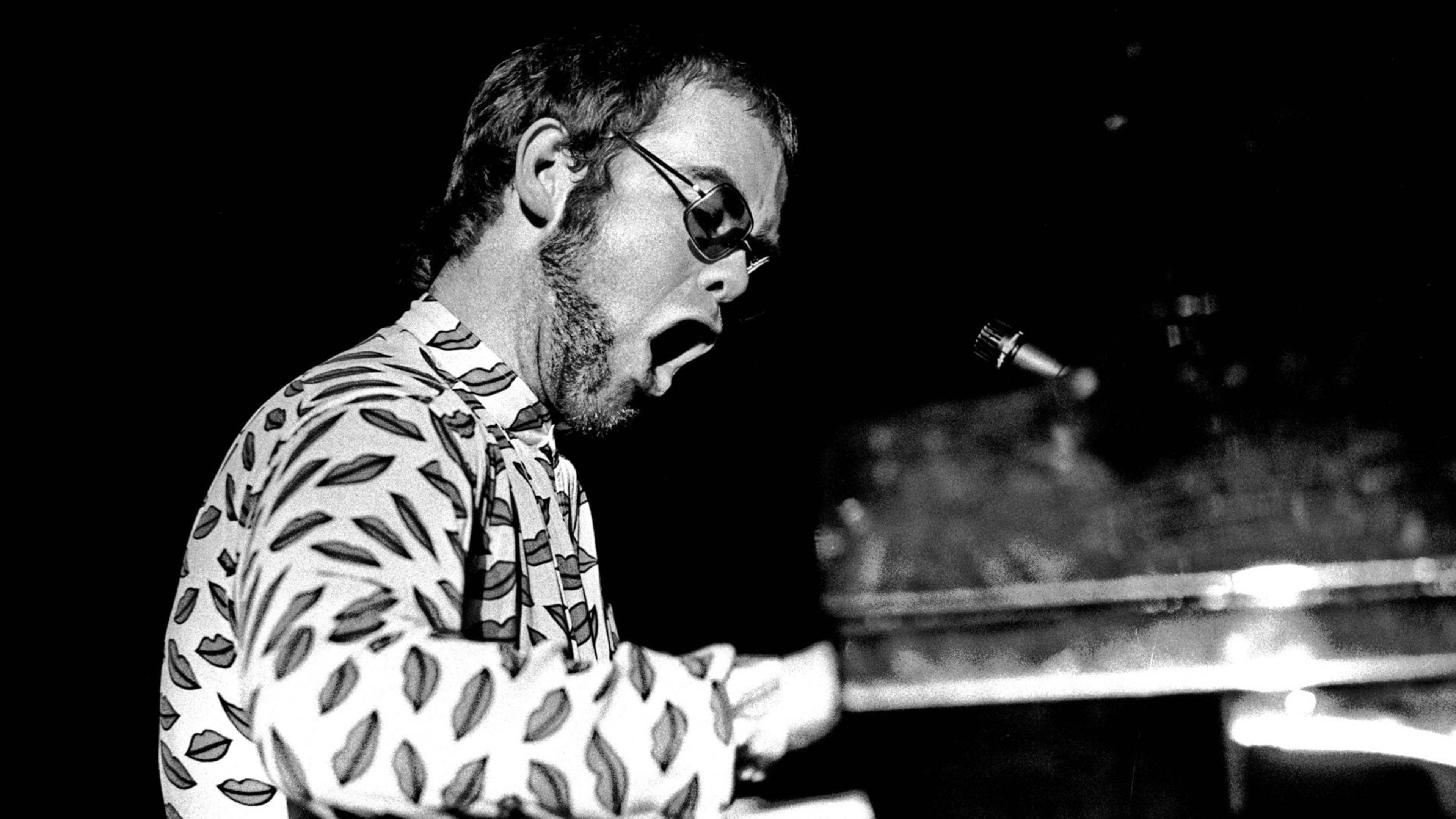 Elton John, piano, stage lights, 4K Desktop Wallpaper