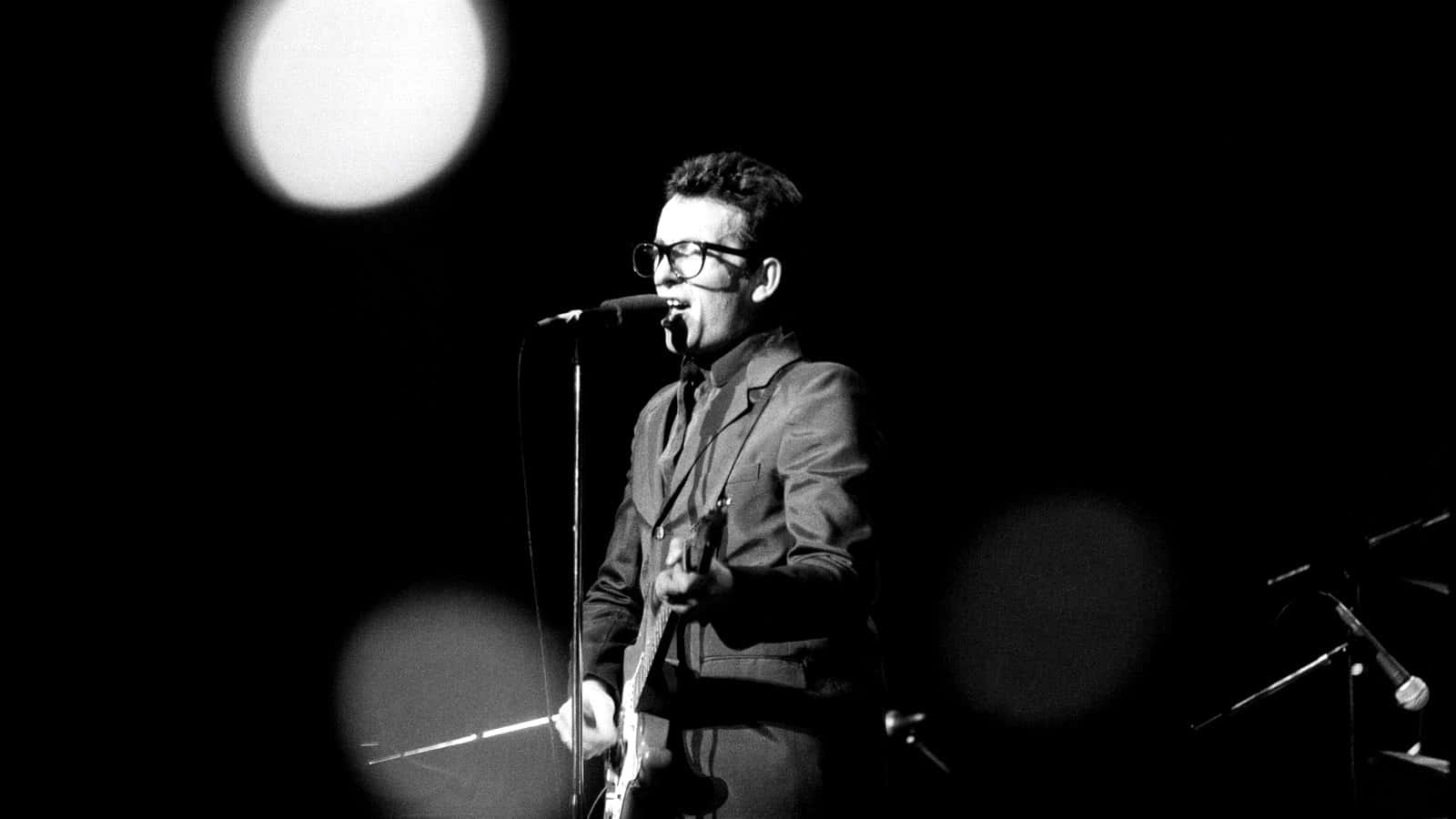 Elvis Costello, 1979, guitar, HD Desktop Wallpaper
