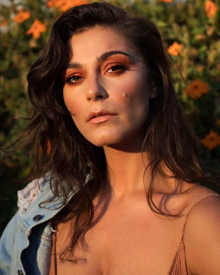 Elysia Rotaru, golden hour, sunset, SD Phone Wallpaper