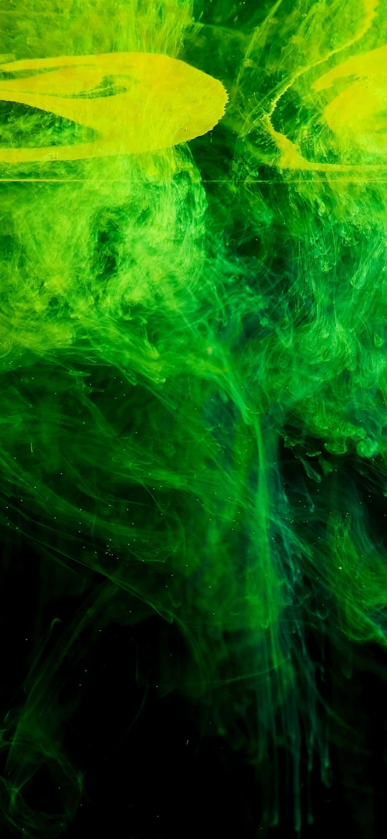 Emerald Green, Yellow, Neon Green, 2K Phone Wallpaper
