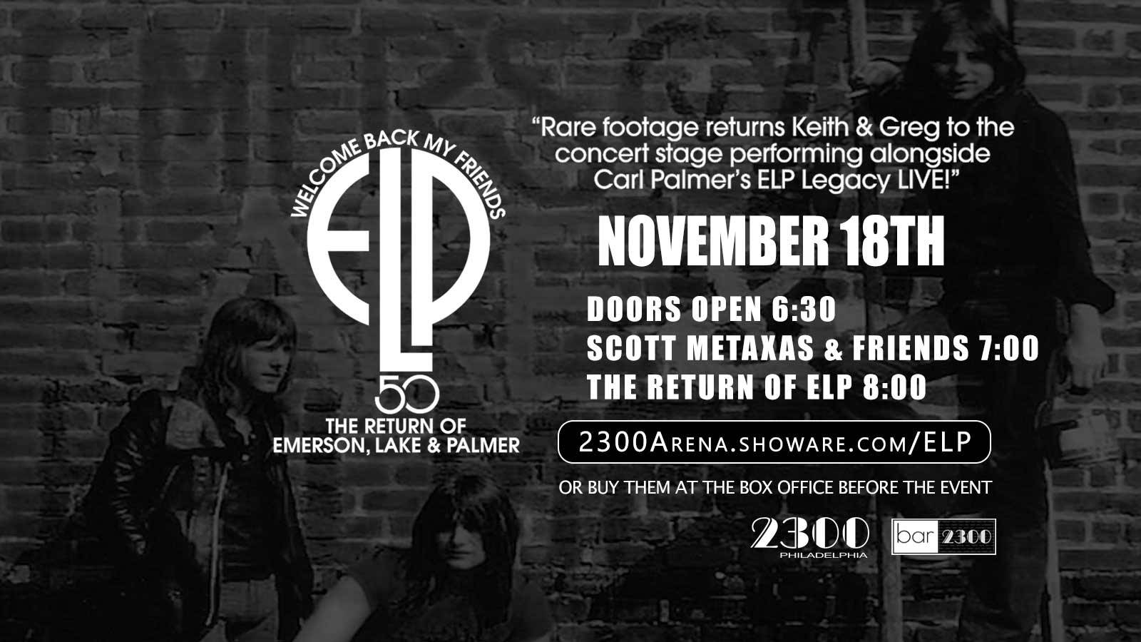 Emerson Lake And Palmer, 50th anniversary, black and white concert poster, HD Desktop Wallpaper