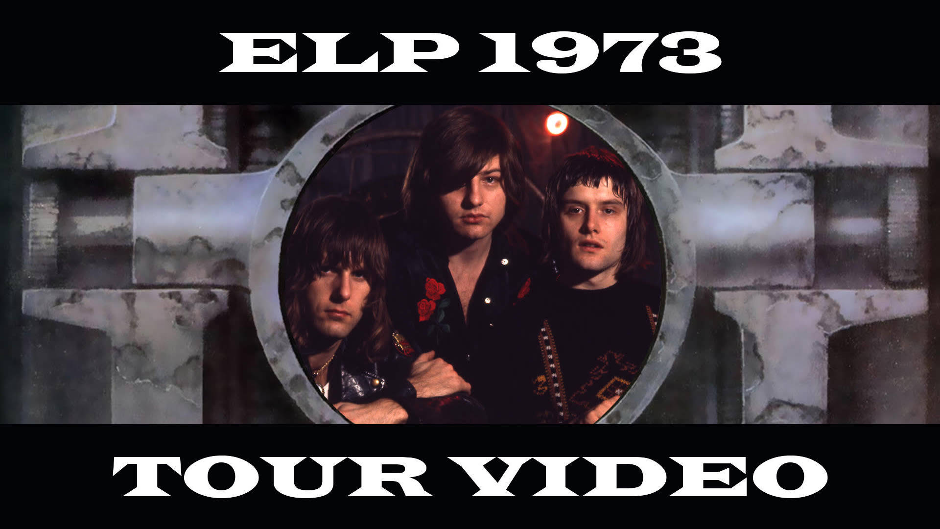 Emerson Lake & Palmer, 1973 tour, long hair, Full HD Desktop Wallpaper