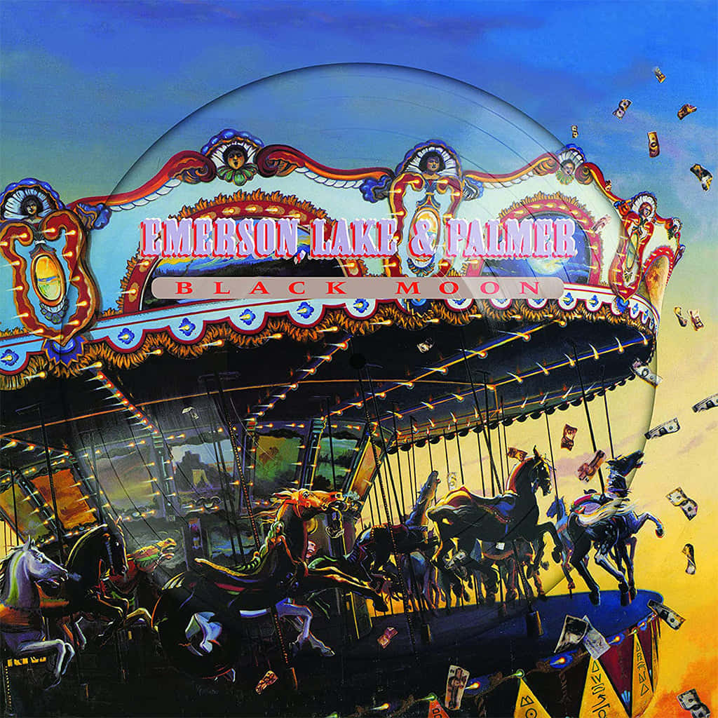 Emerson Lake And Palmer, concert, surreal carousel, SD Desktop Wallpaper