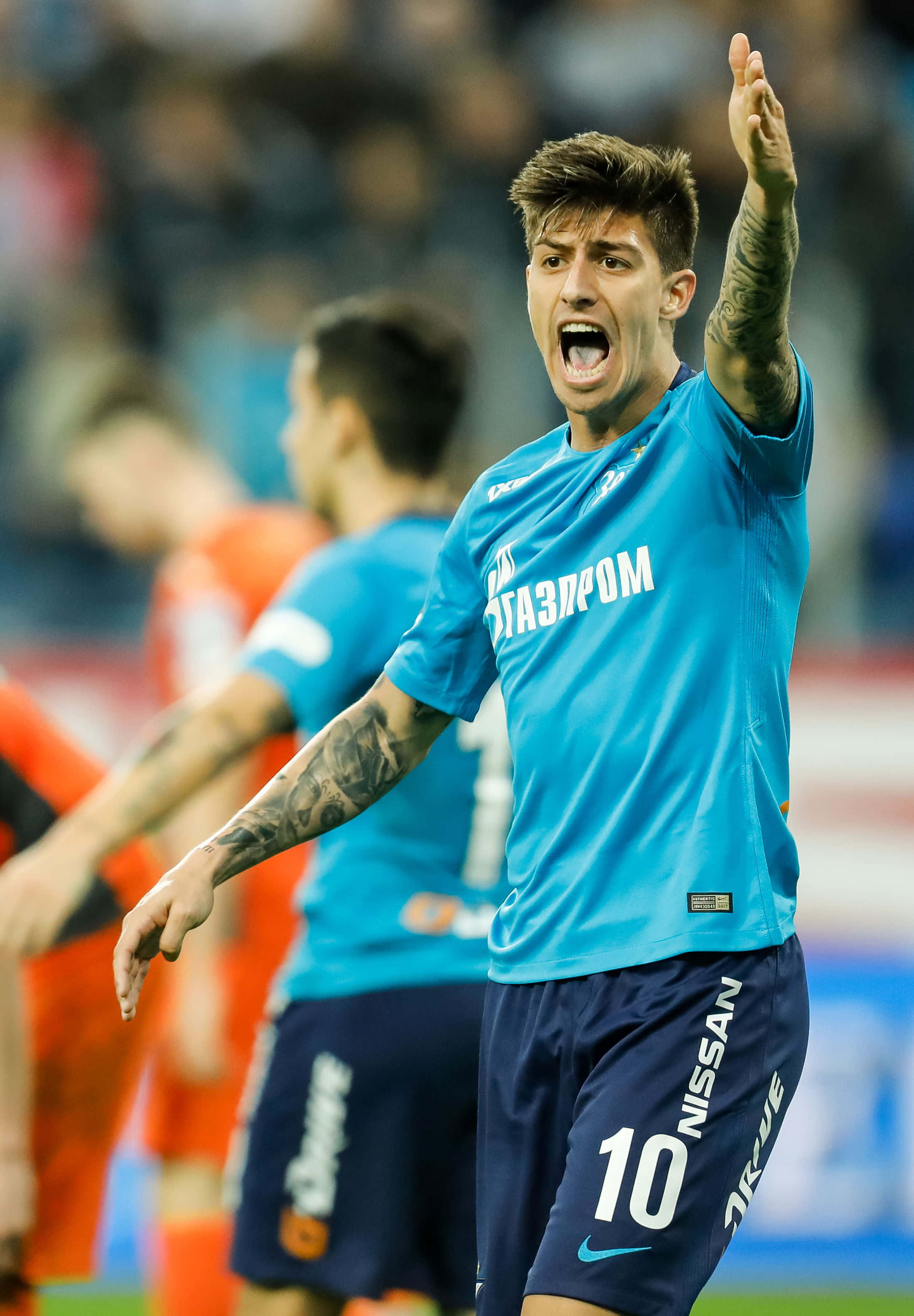 Emiliano Rigoni, blue jersey, number 10, 2K Phone Wallpaper