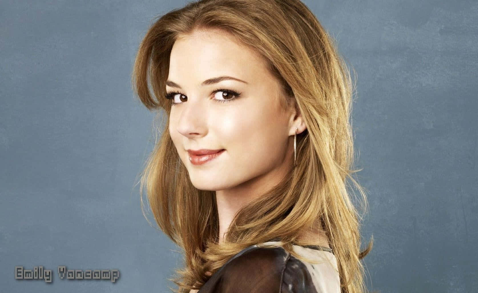 Emily Vancamp, blonde hair, gentle smile, HD Desktop Wallpaper