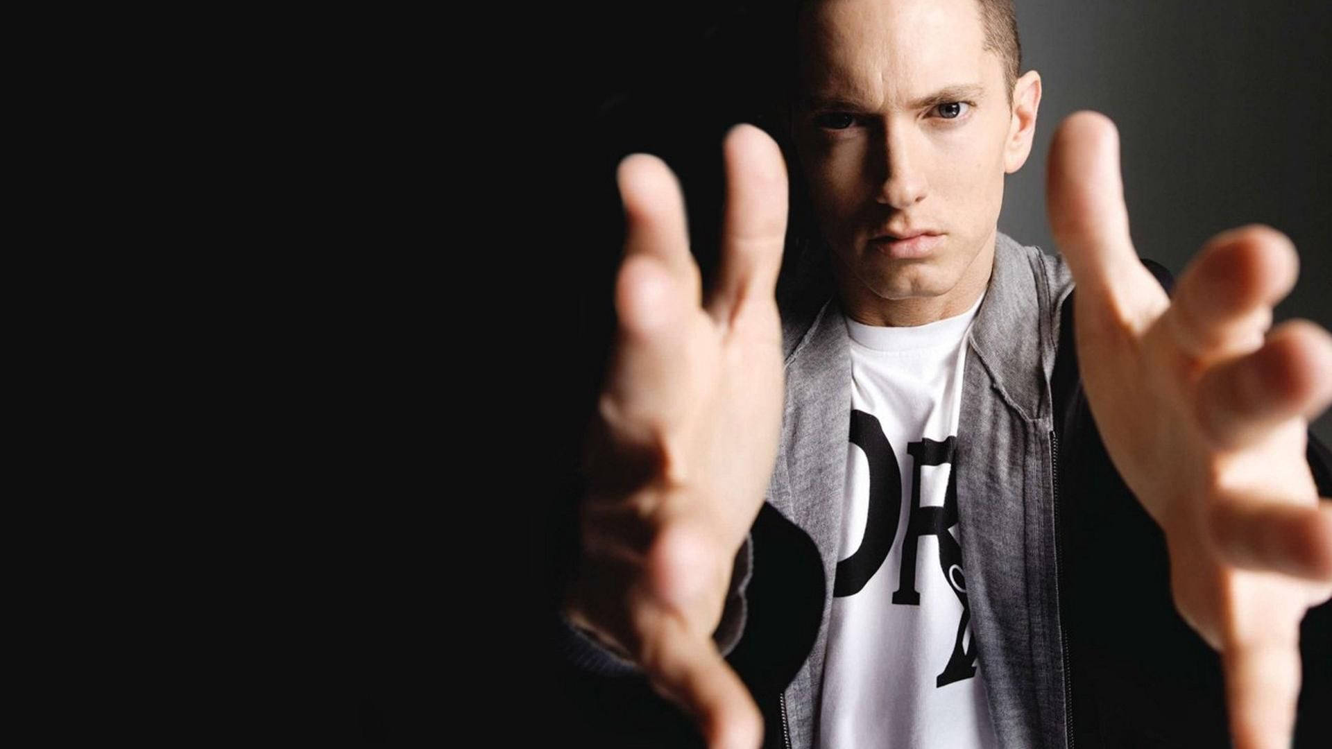 Eminem, American Rapper, intense eyes, Full HD Desktop Wallpaper