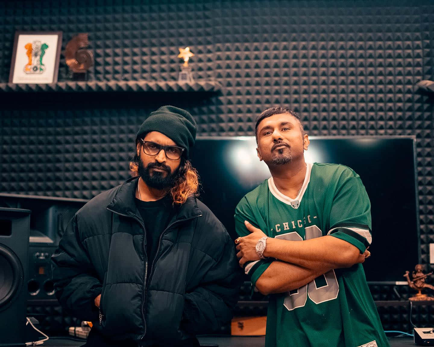 Emiway Bantai, producer, studio, HD Desktop Wallpaper