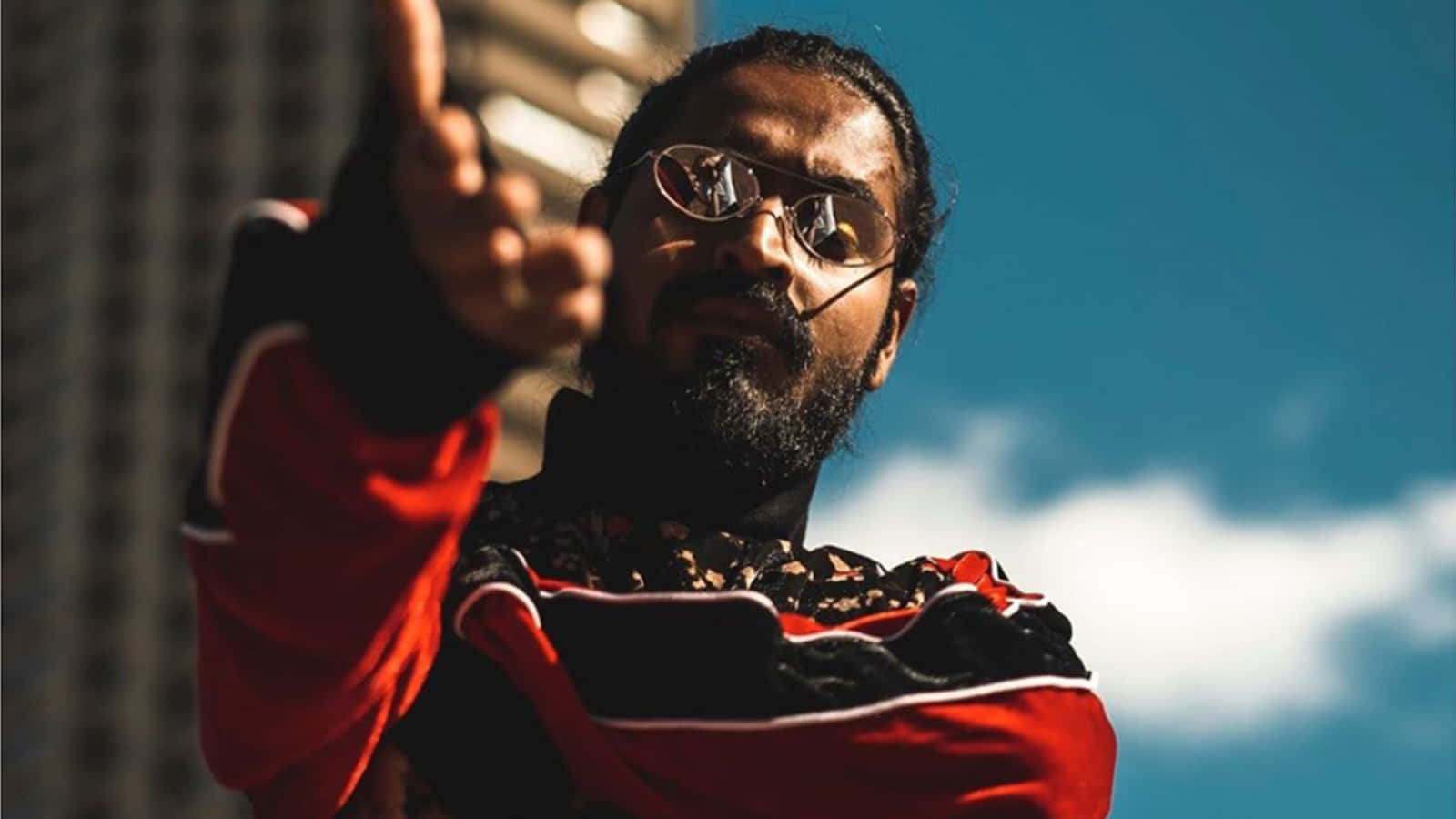 Emiway Bantai, beard, glasses, HD Desktop Wallpaper