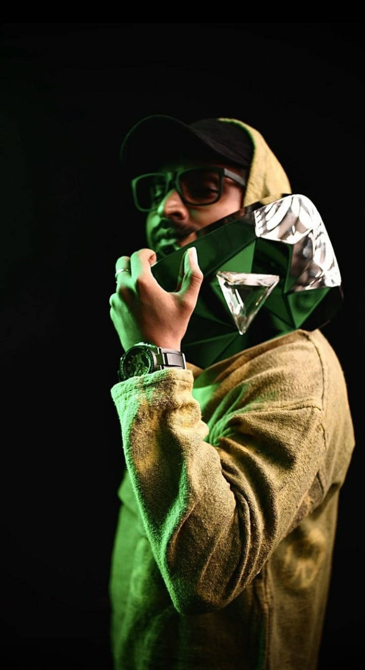 Emiway Bantai, green light, hoodie, HD Phone Wallpaper