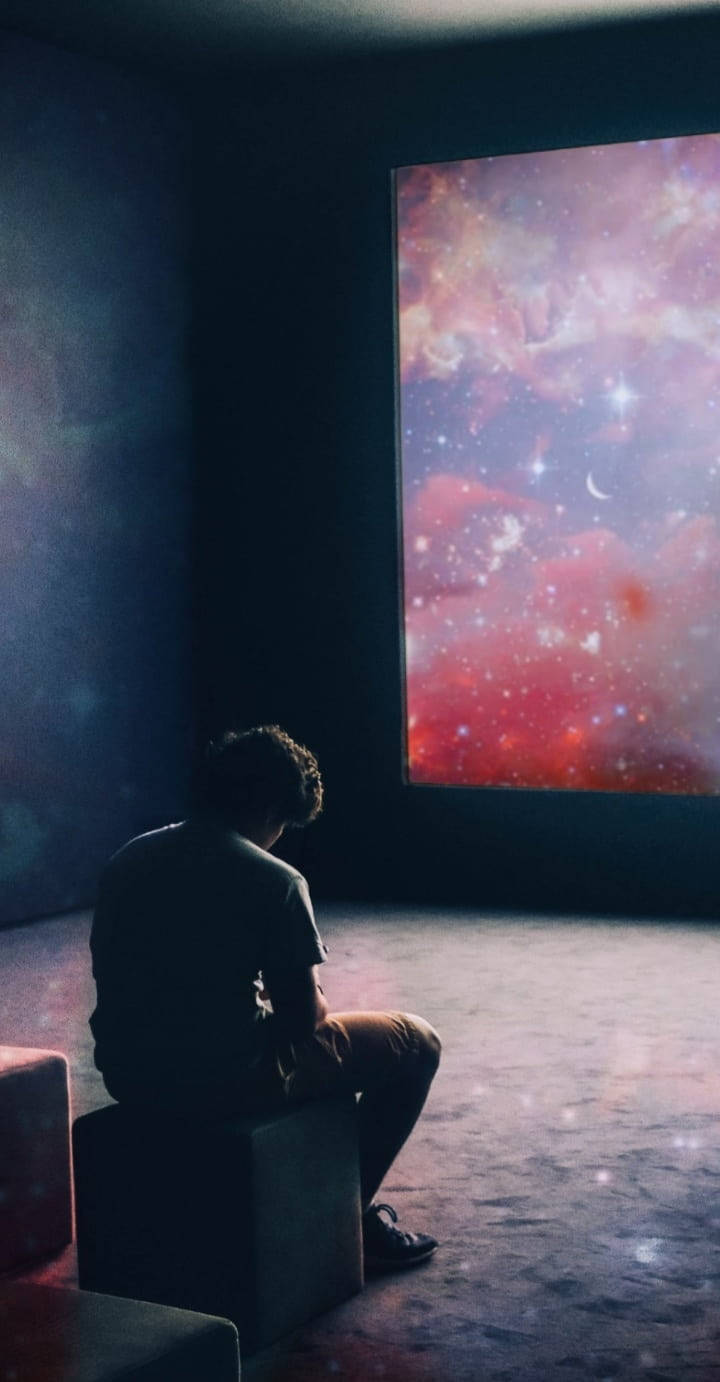Emiway Bantai, cosmic projection, large screen, HD Phone Wallpaper