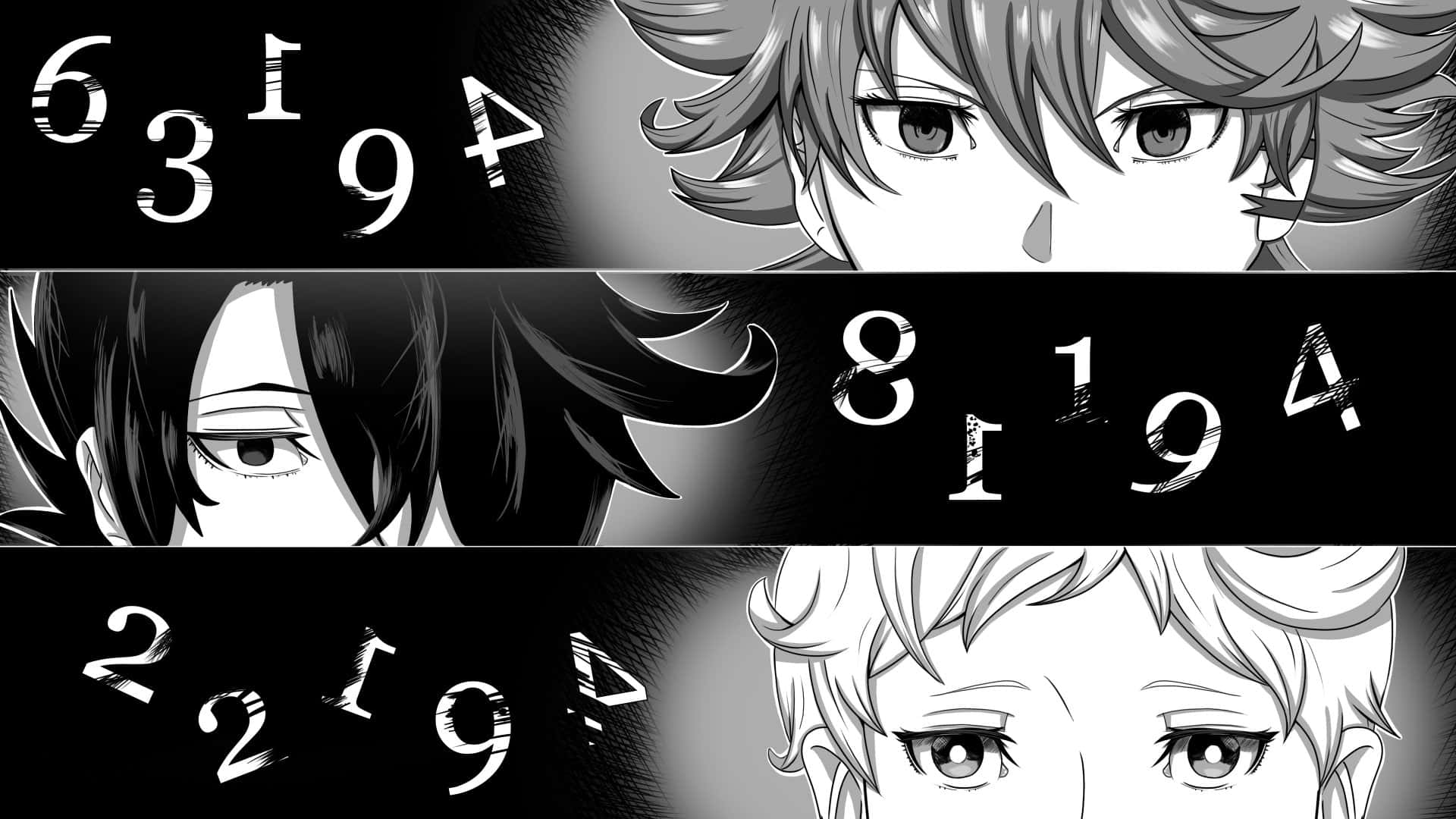 Emma The Promised Neverland, The Promised Neverland, anime characters, Full HD Desktop Wallpaper