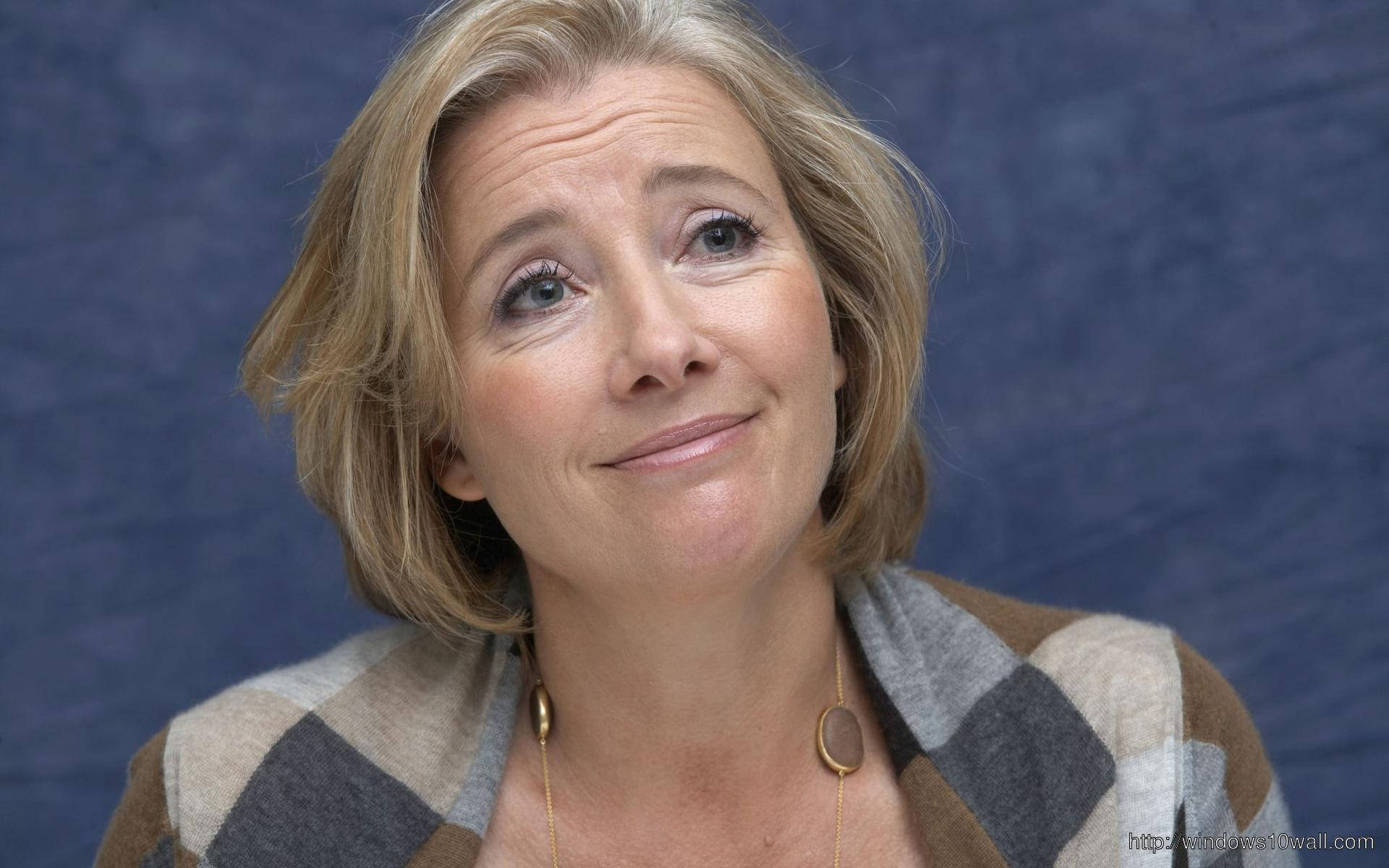 Emma Thompson, British actress, blonde hair, Full HD Desktop Wallpaper
