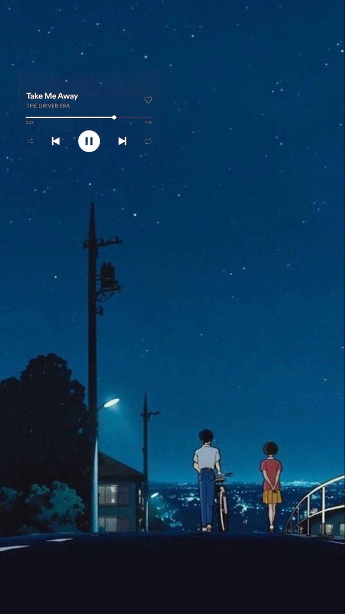 Emo Aesthetic, anime characters, bridge, SD Phone Wallpaper