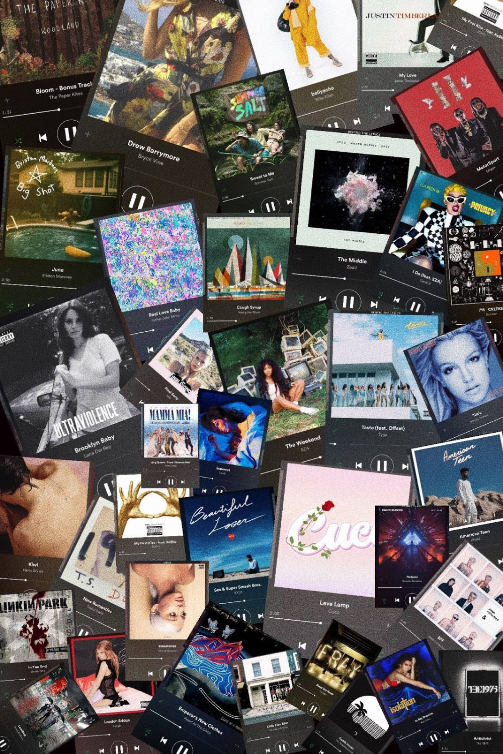 emo aesthetic music playlist, music album covers, playlists, HD Phone Wallpaper