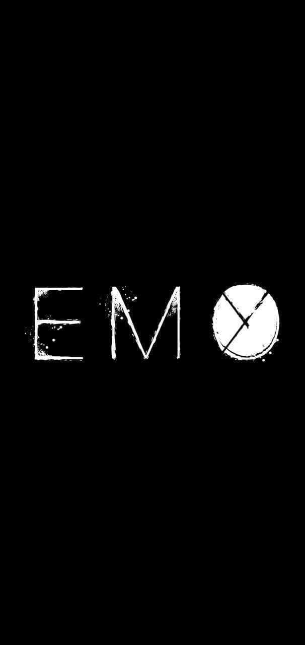 emo, black background, white distressed text, HD Phone Wallpaper