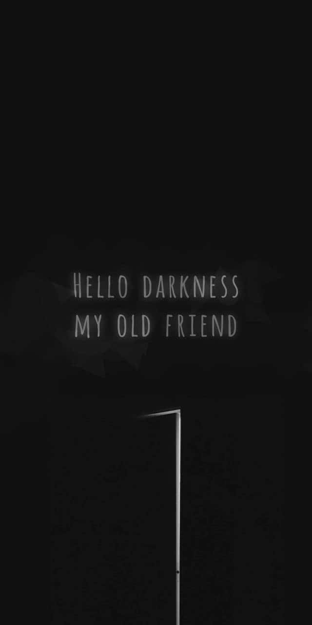 Emo iPhone, black, glowing door handle, HD Phone Wallpaper