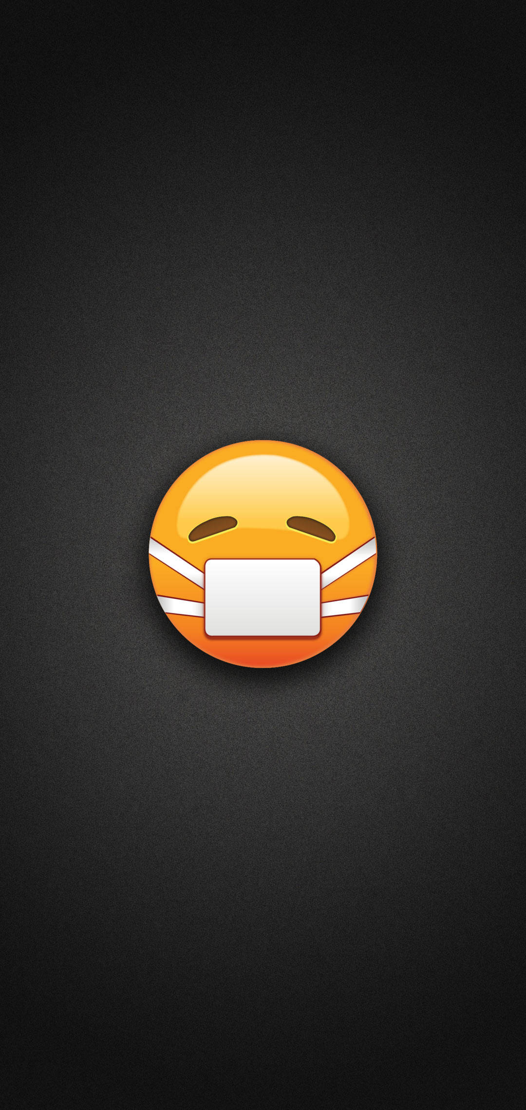 nauseous face emoji, face mask, yellow emoji face, Full HD Phone Wallpaper