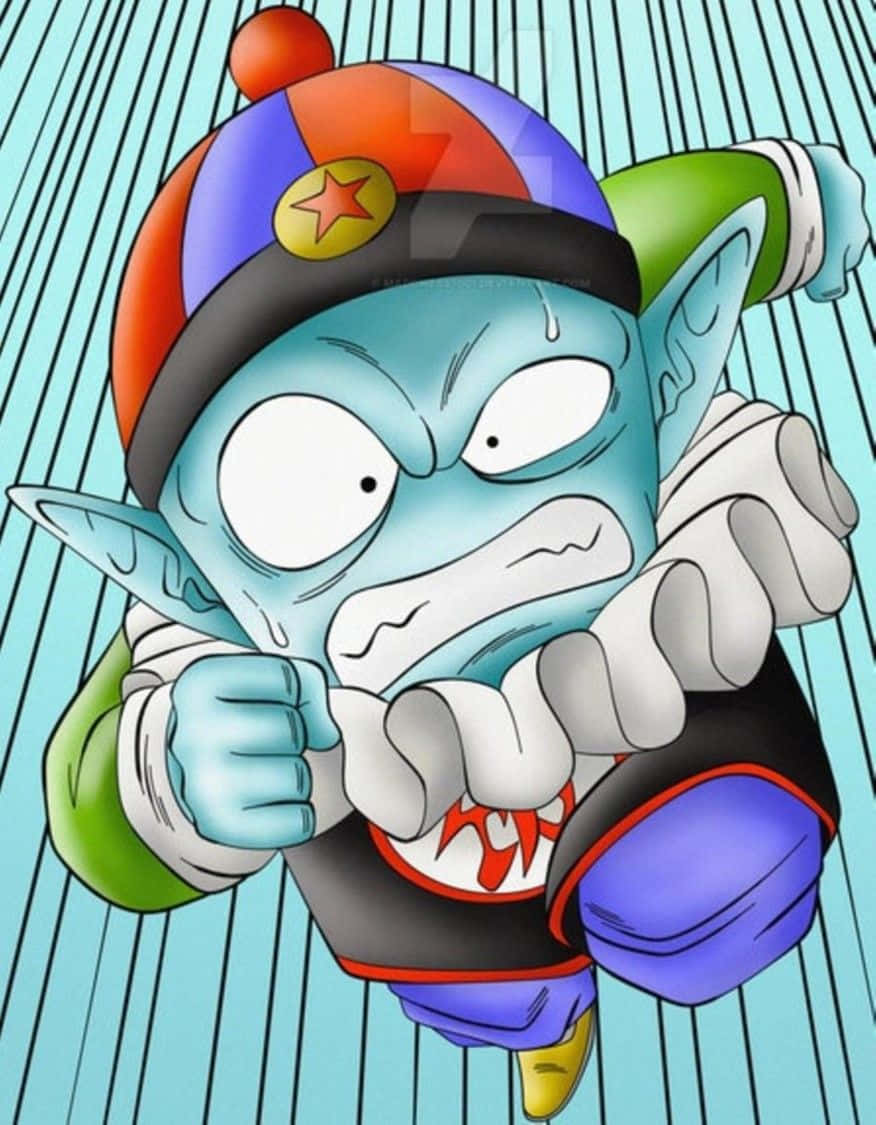 Emperor Pilaf, blue-skinned, star cap, SD Phone Wallpaper