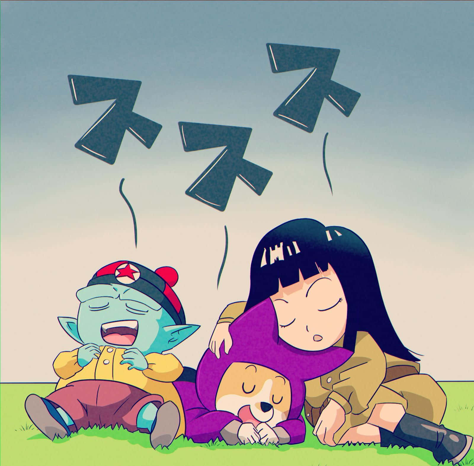 Emperor Pilaf, gang, grass, HD Desktop Wallpaper
