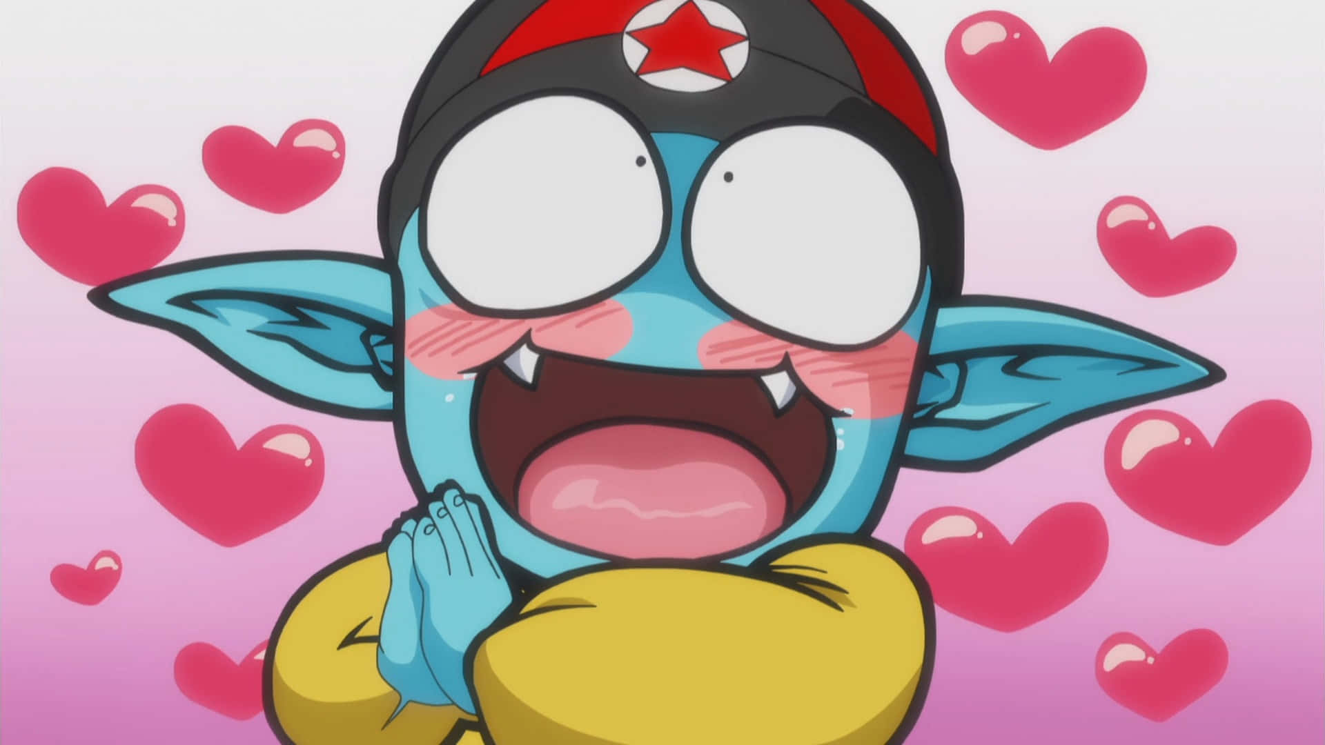 Emperor Pilaf, blue cartoon character, pointed ears, Full HD Desktop Wallpaper