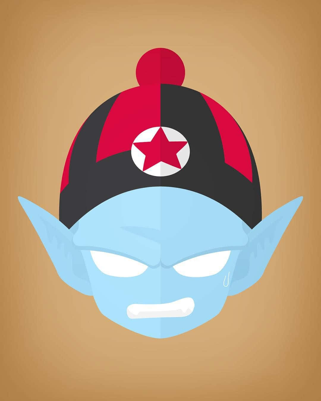 Emperor Pilaf, blue cartoon face, pointed ears, HD Phone Wallpaper