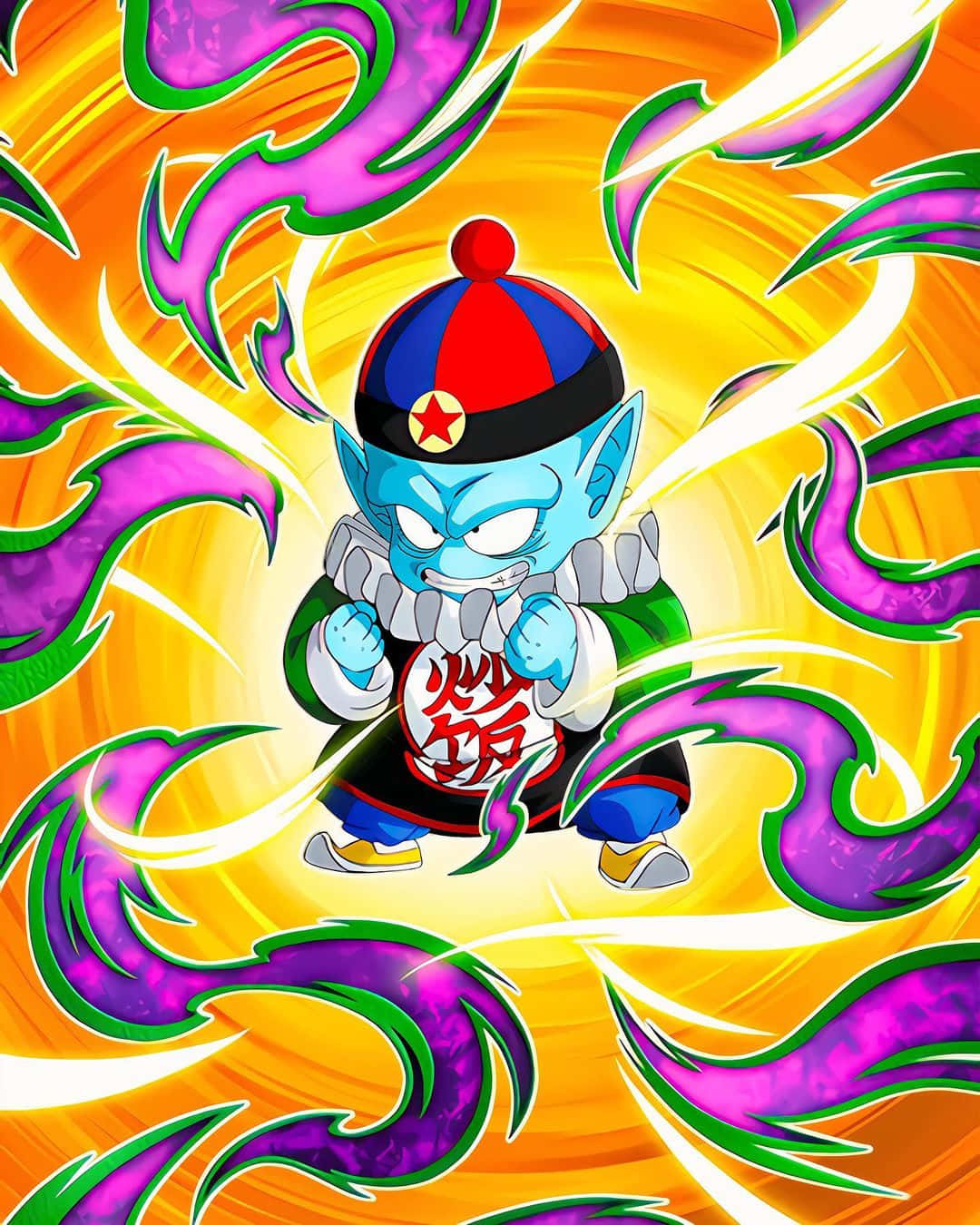 Emperor Pilaf, blue-skinned, red star cap, HD Phone Wallpaper