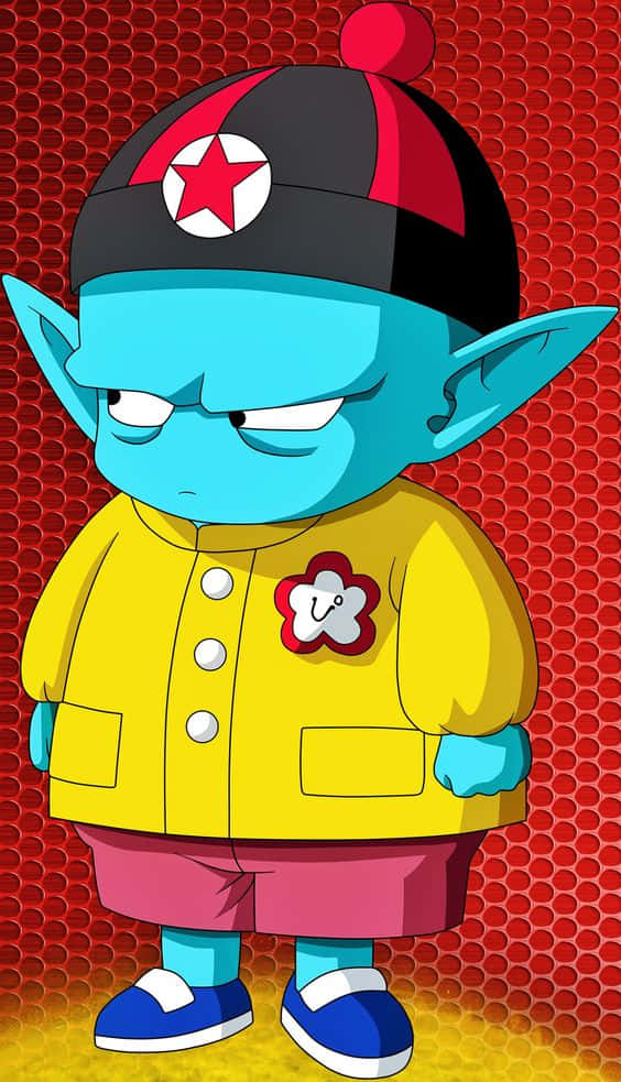 Emperor Pilaf, blue-skinned, pointed ears, SD Phone Wallpaper