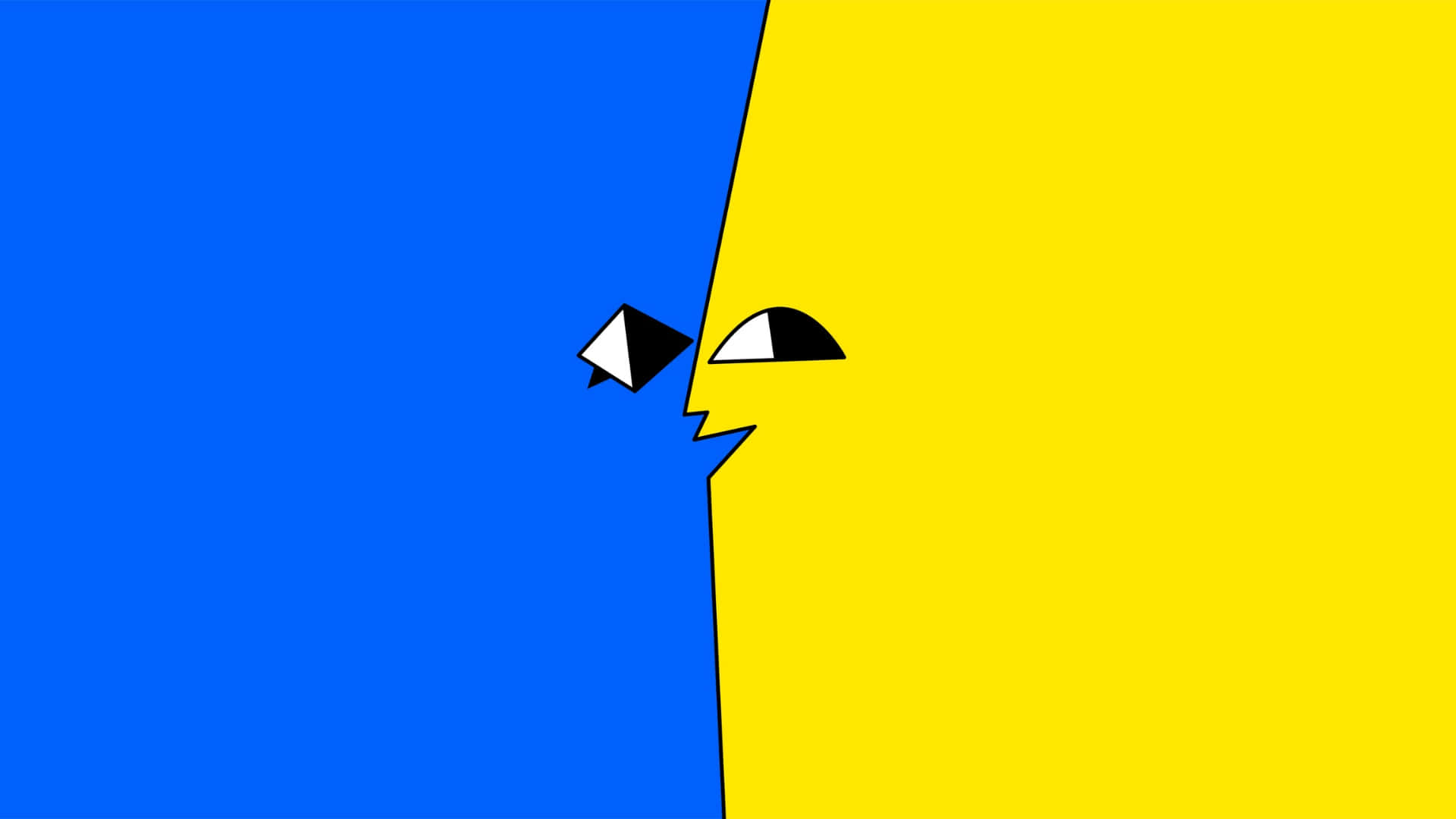 Ena, blue, yellow, Full HD Desktop Wallpaper