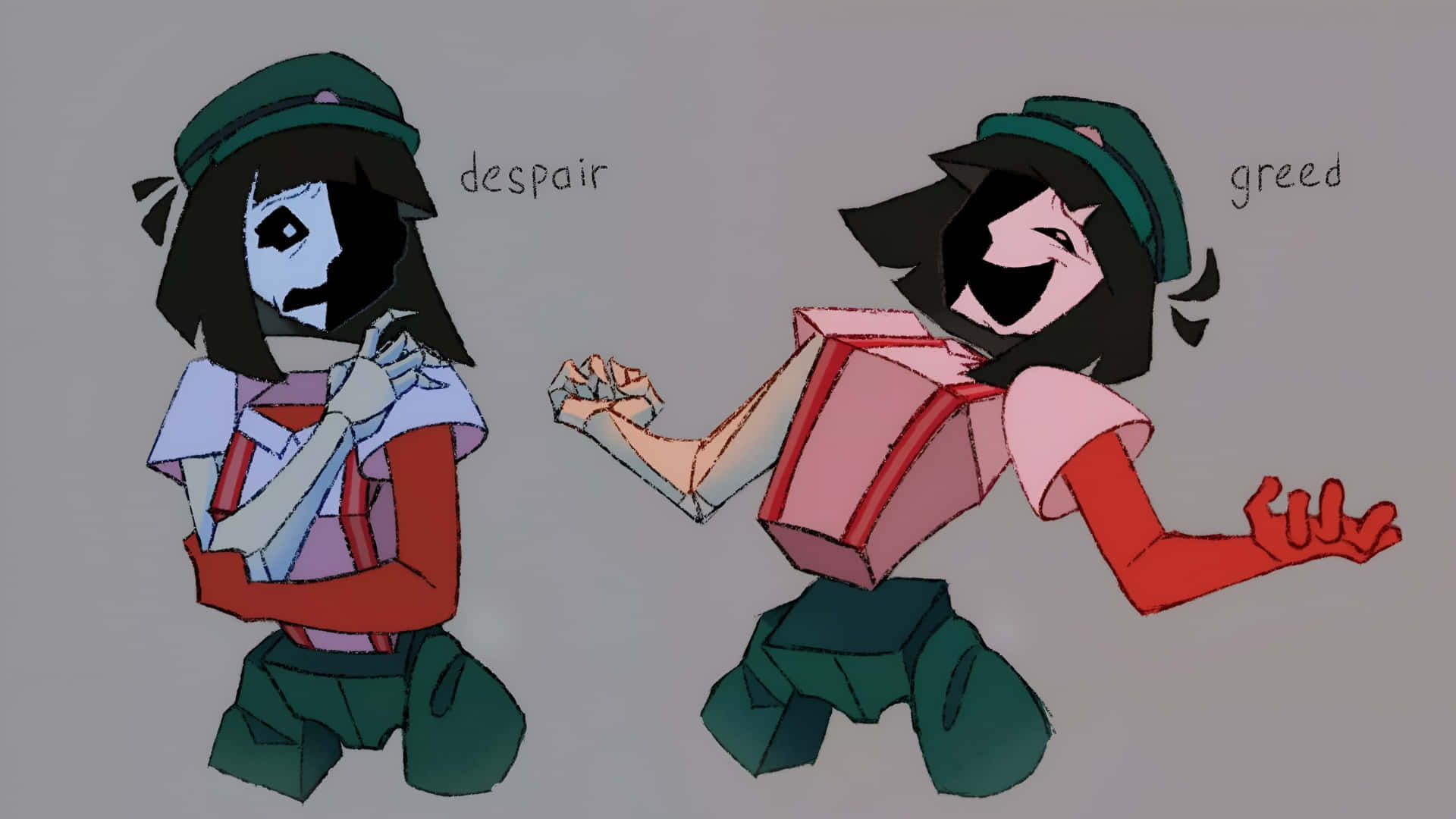 Ena, despair, greed, Full HD Desktop Wallpaper