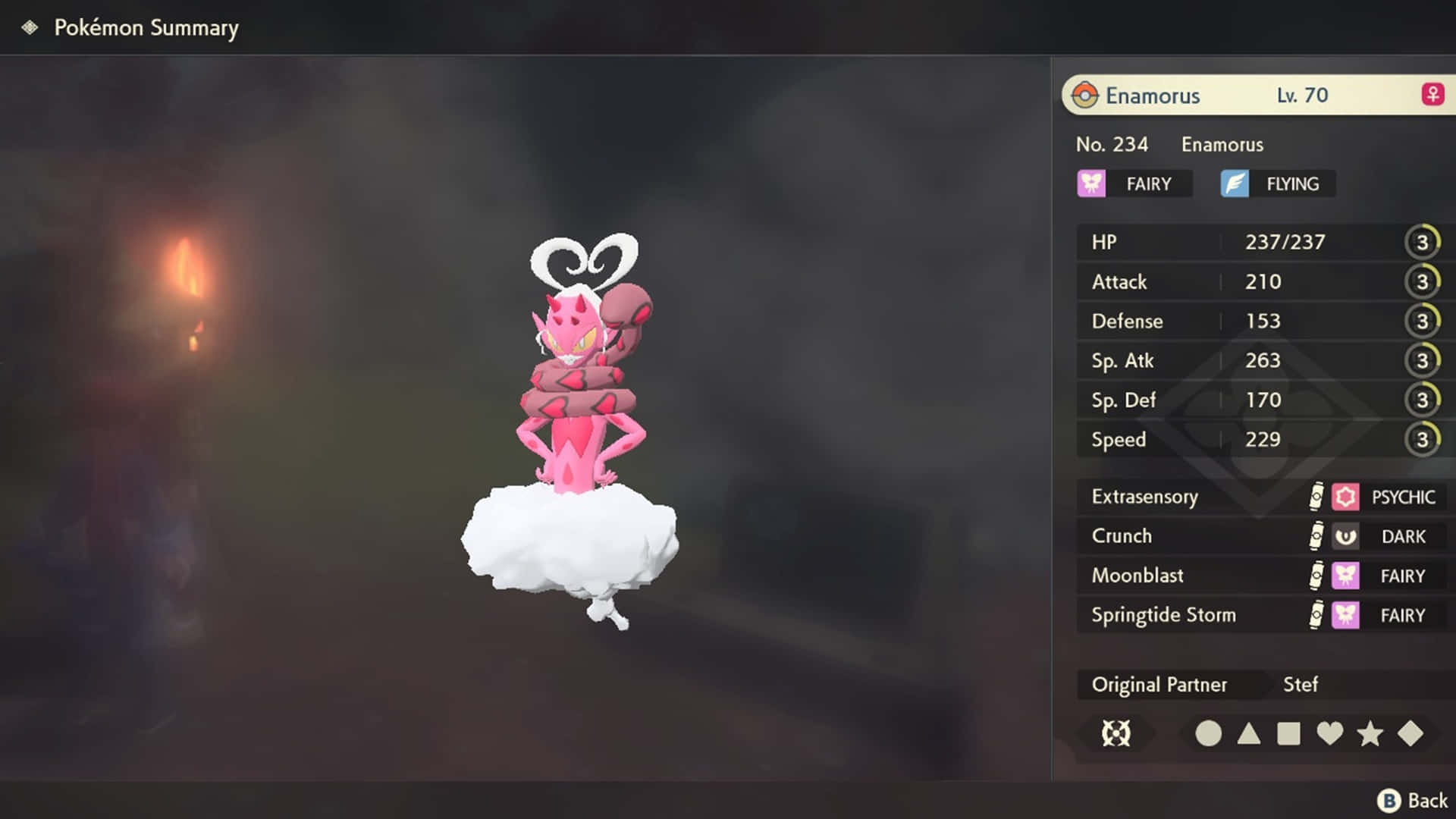 Enamorus, pink, cloud, Full HD Desktop Wallpaper